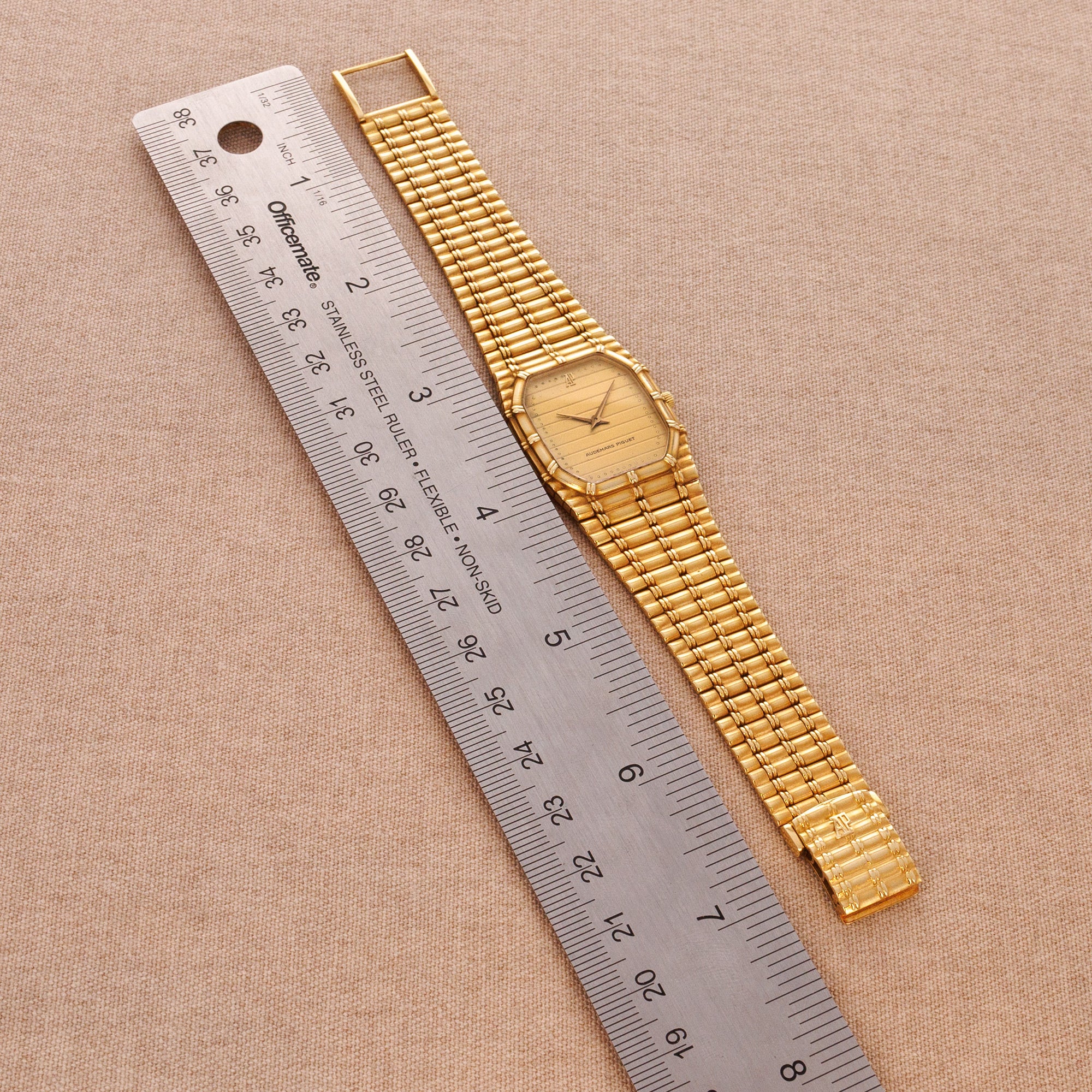 Audemars Piguet Yellow Gold Bamboo Watch - Image 4