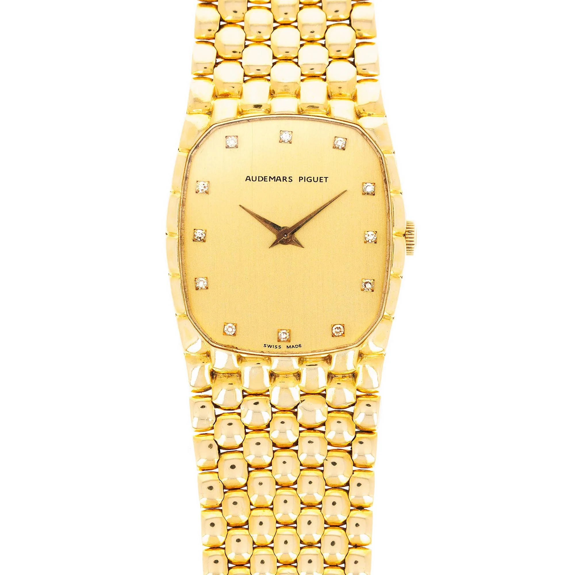 Audemars Piguet Yellow Gold Cobra-Style Beaded Bracelet Watch