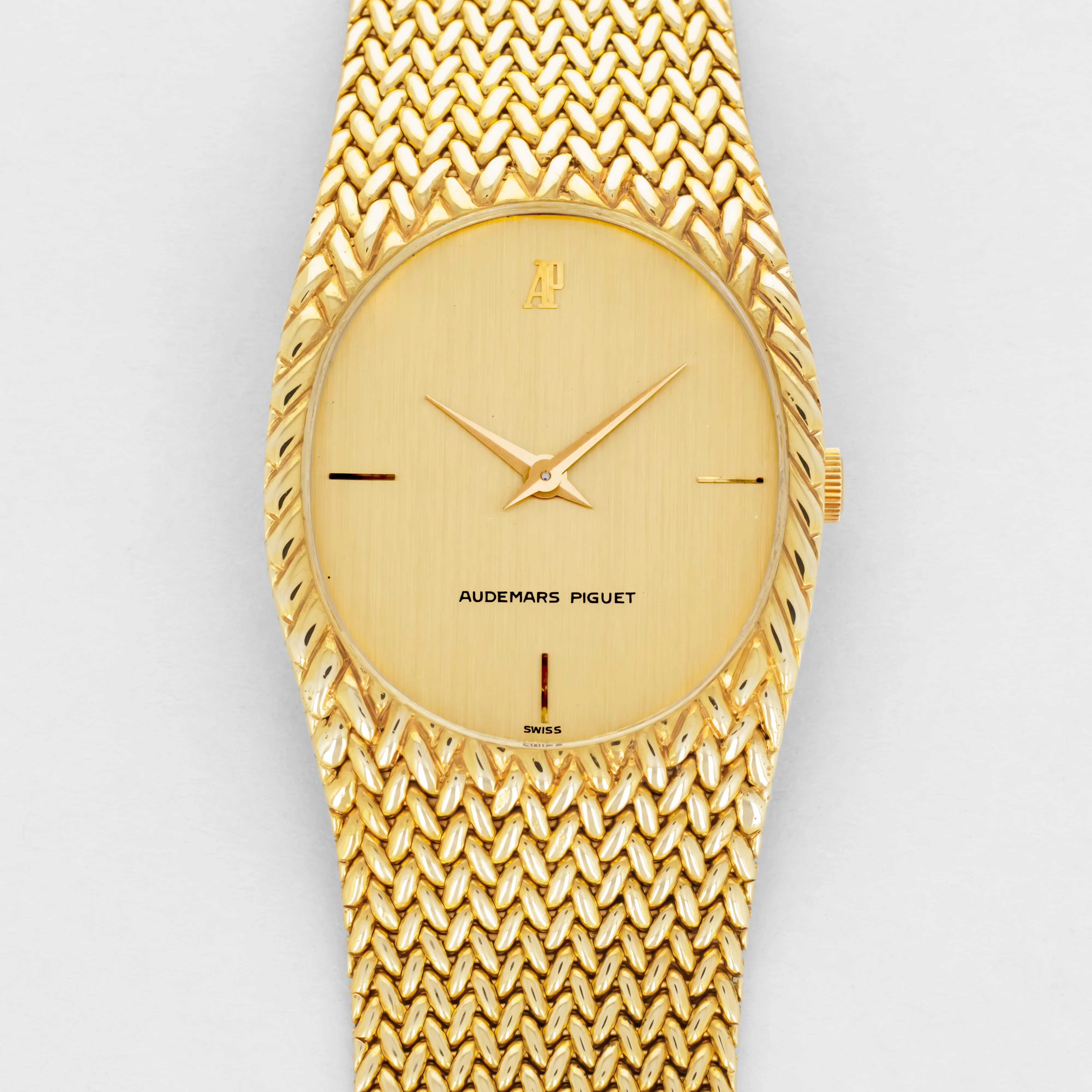 Audemars Piguet Yellow Gold Cobra-Style Bracelet Watch