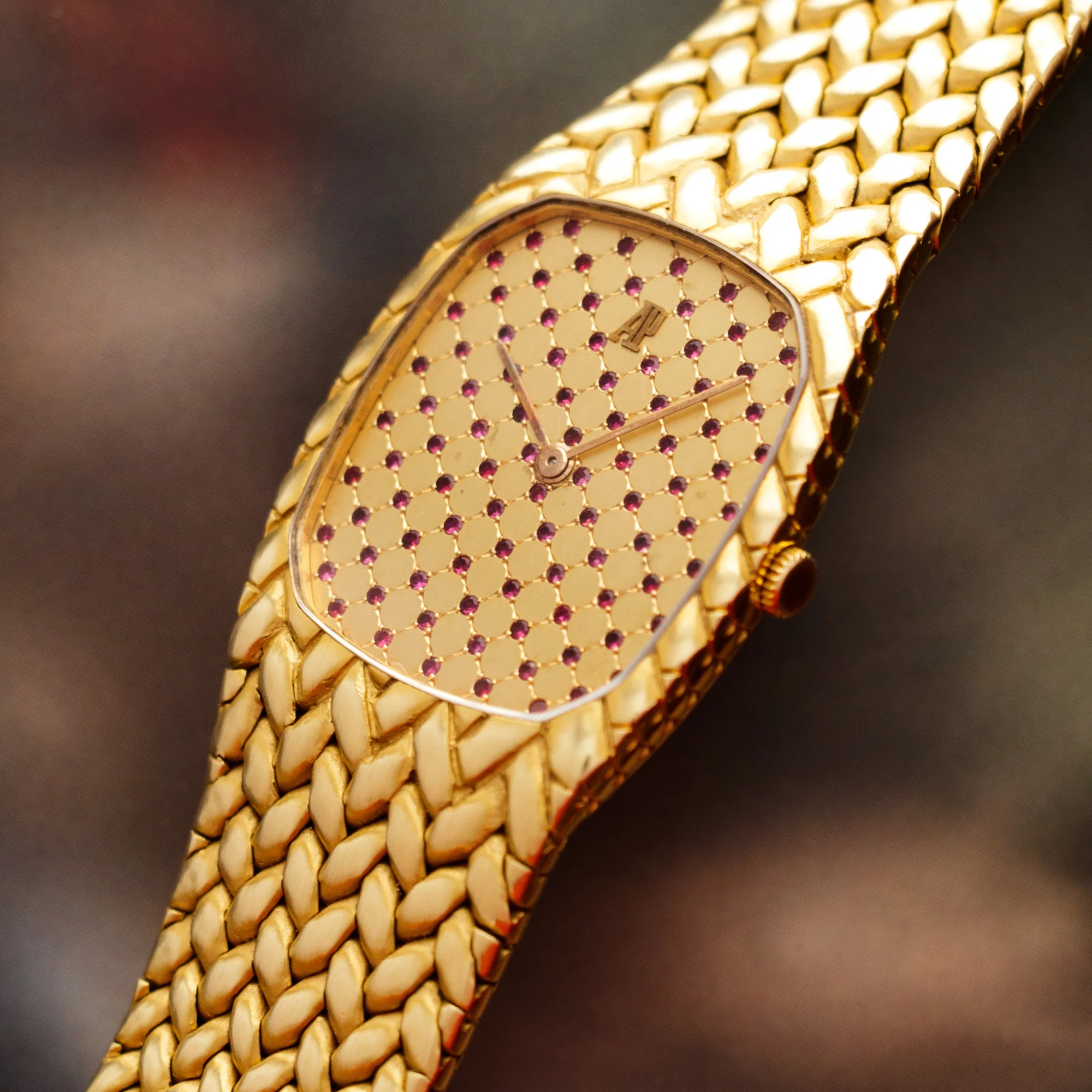 Audemars Piguet Yellow Gold Cobra with Ruby Dial - Image 2