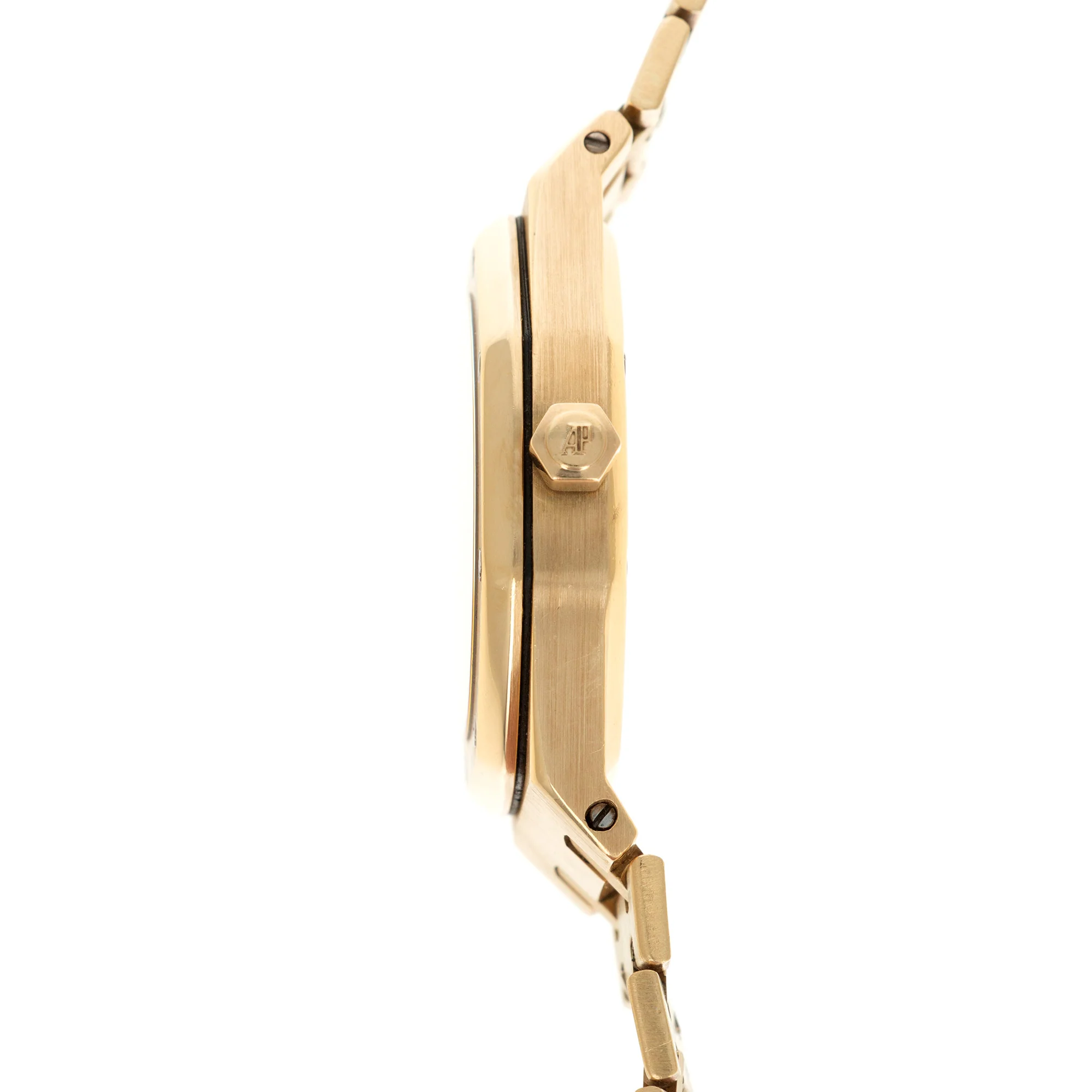 Audemars Piguet Yellow Gold, Day-Date, Moonphase Royal Oak Watch Ref 25594 - Image 3