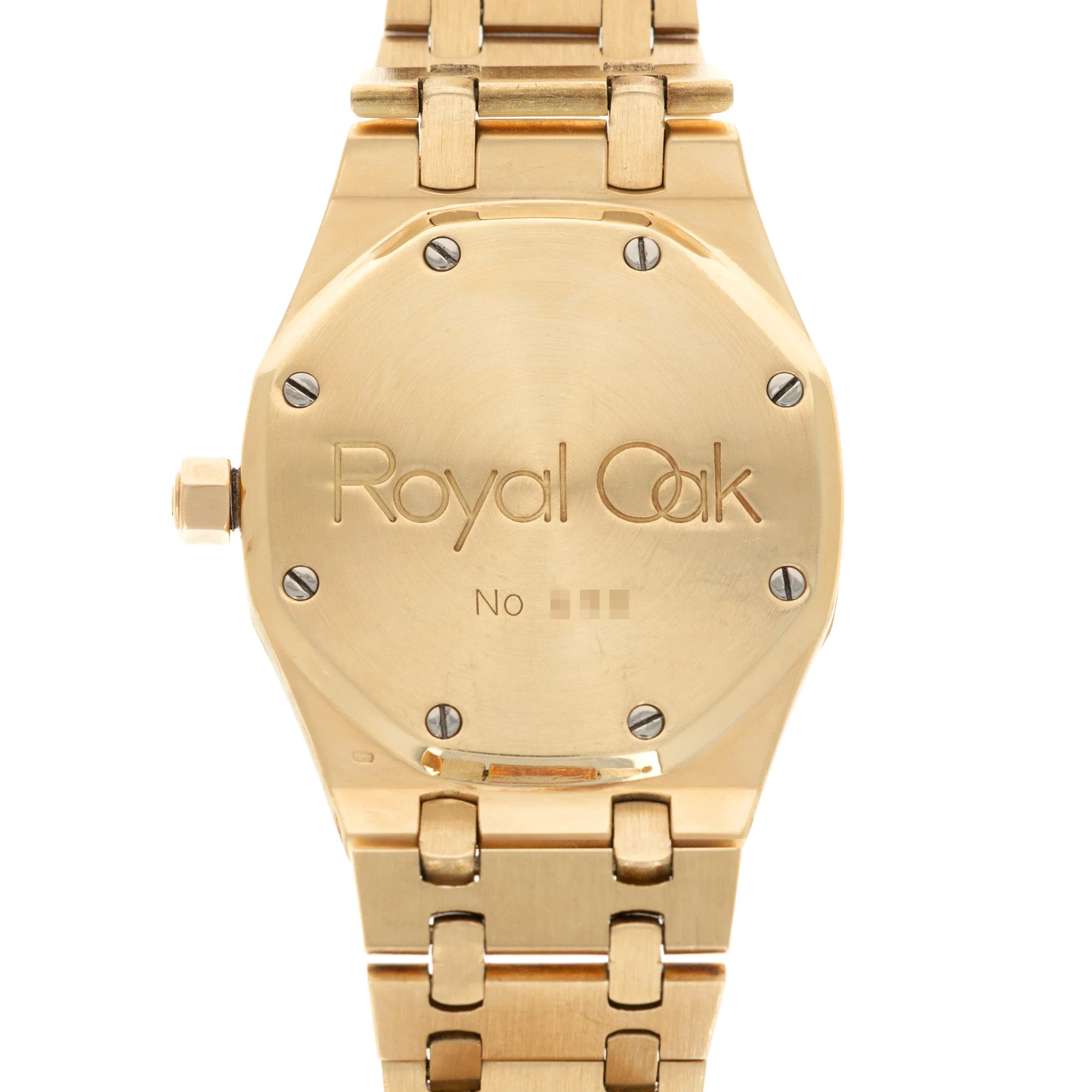 Audemars Piguet Yellow Gold, Day-Date, Moonphase Royal Oak Watch Ref 25594 - Image 4