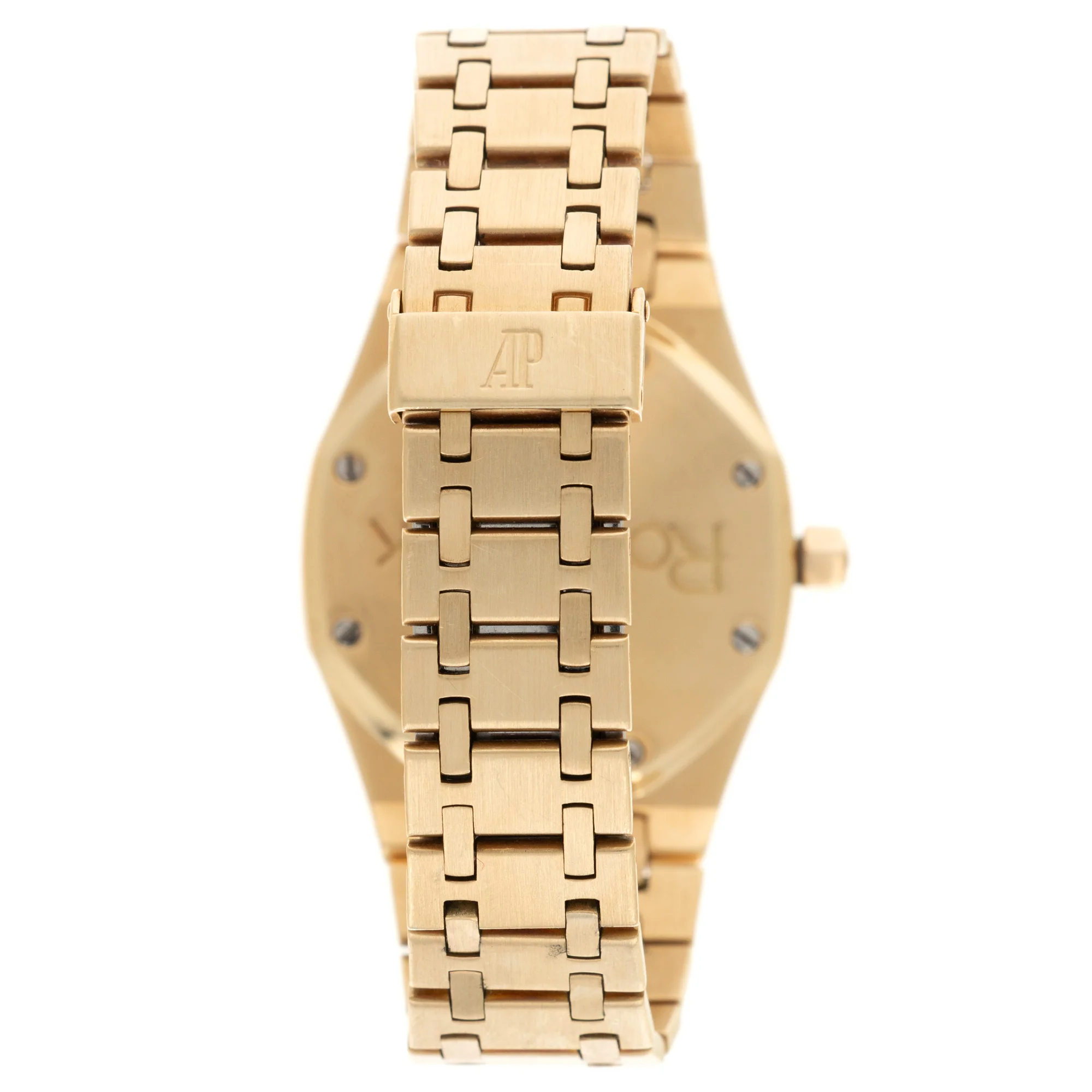Audemars Piguet Yellow Gold, Day-Date, Moonphase Royal Oak Watch Ref 25594 - Image 5
