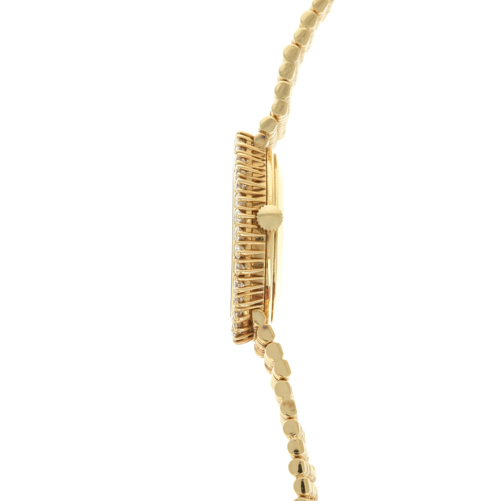 Audemars Piguet Yellow Gold Diamond Moonphase Watch - Image 3