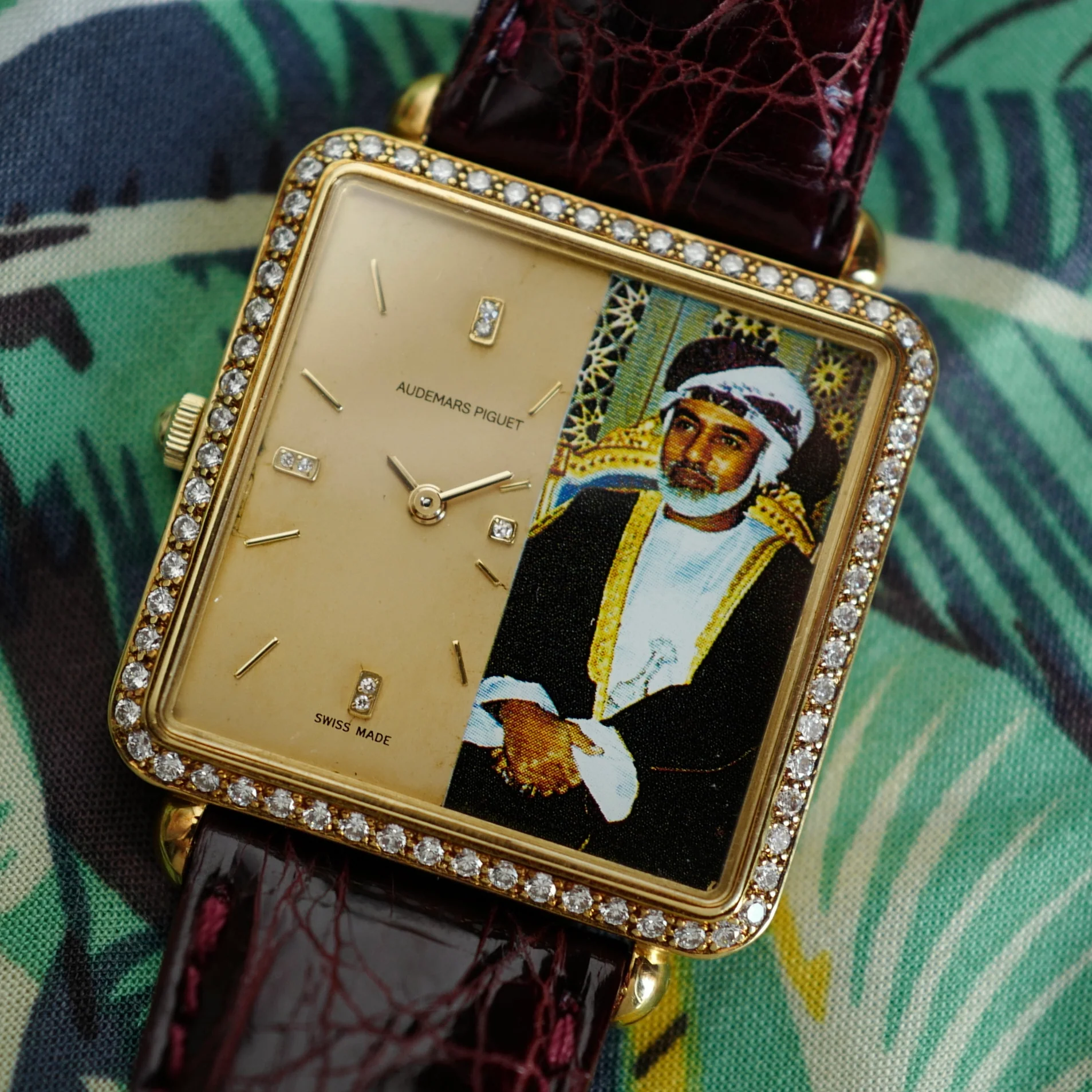 Audemars Piguet Yellow Gold Diamond Watch with Omani Ruler retailed by Asprey - Image 4