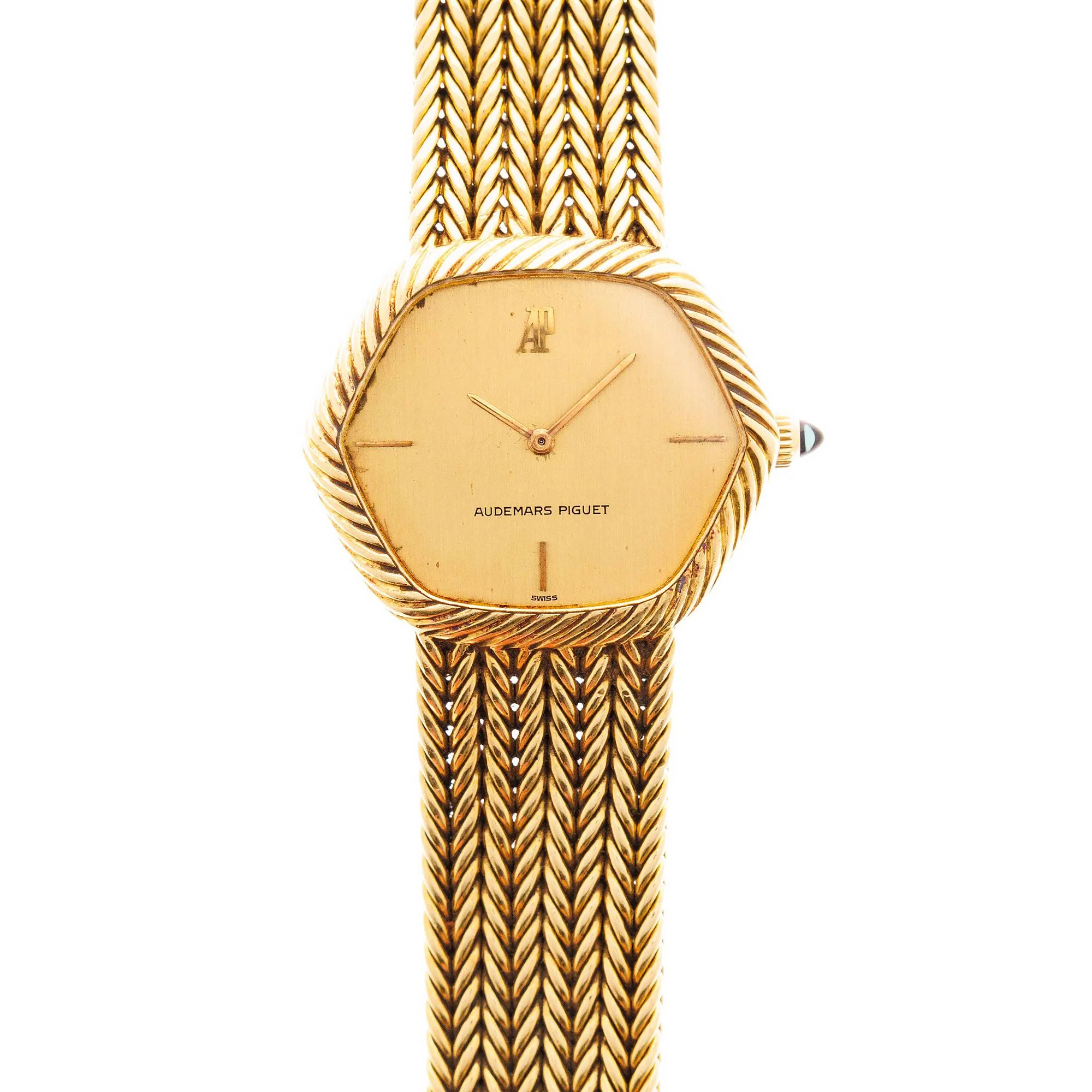 Audemars Piguet Yellow Gold Hexagonal Watch