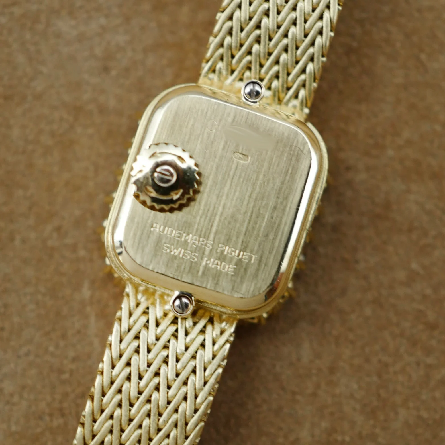 Audemars Piguet Yellow Gold Ladies Watch with Original Diamonds - Image 3