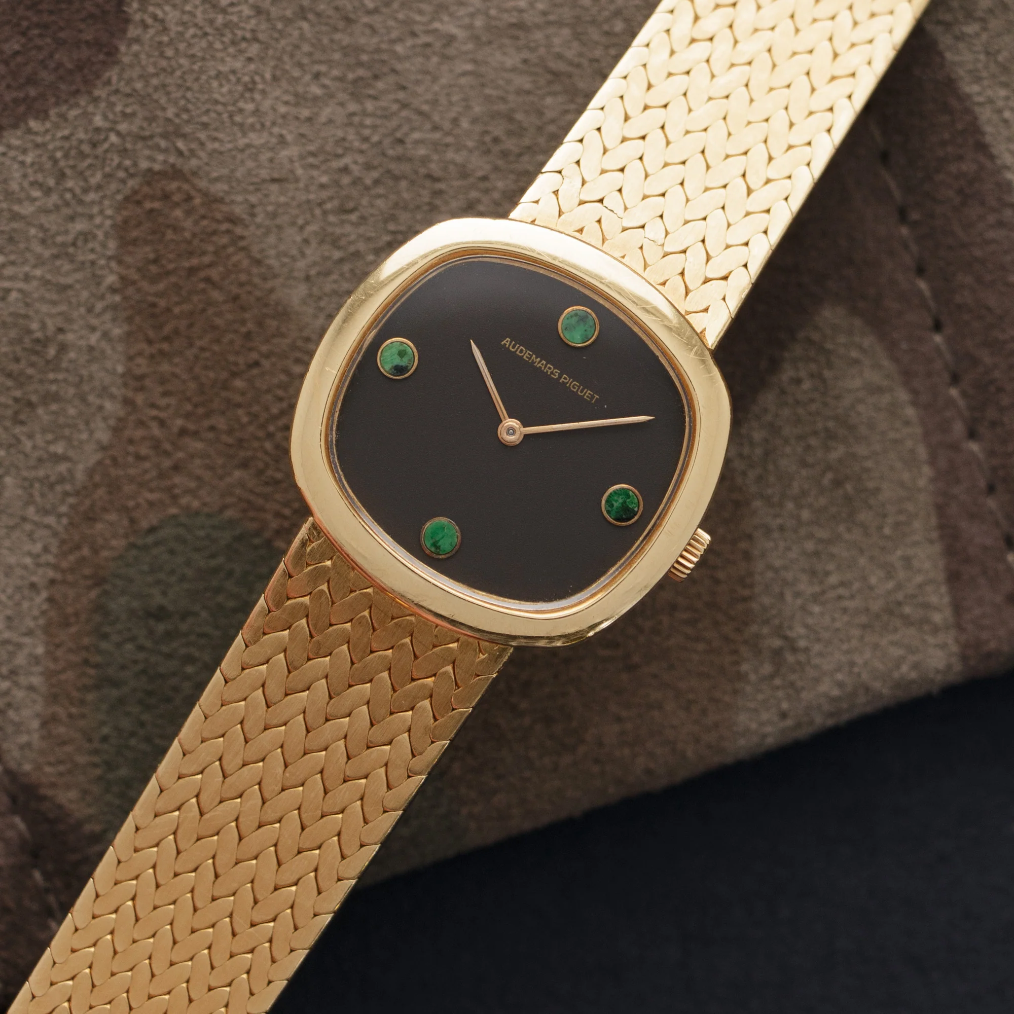Audemars Piguet Yellow Gold Malachite Watch - Image 2