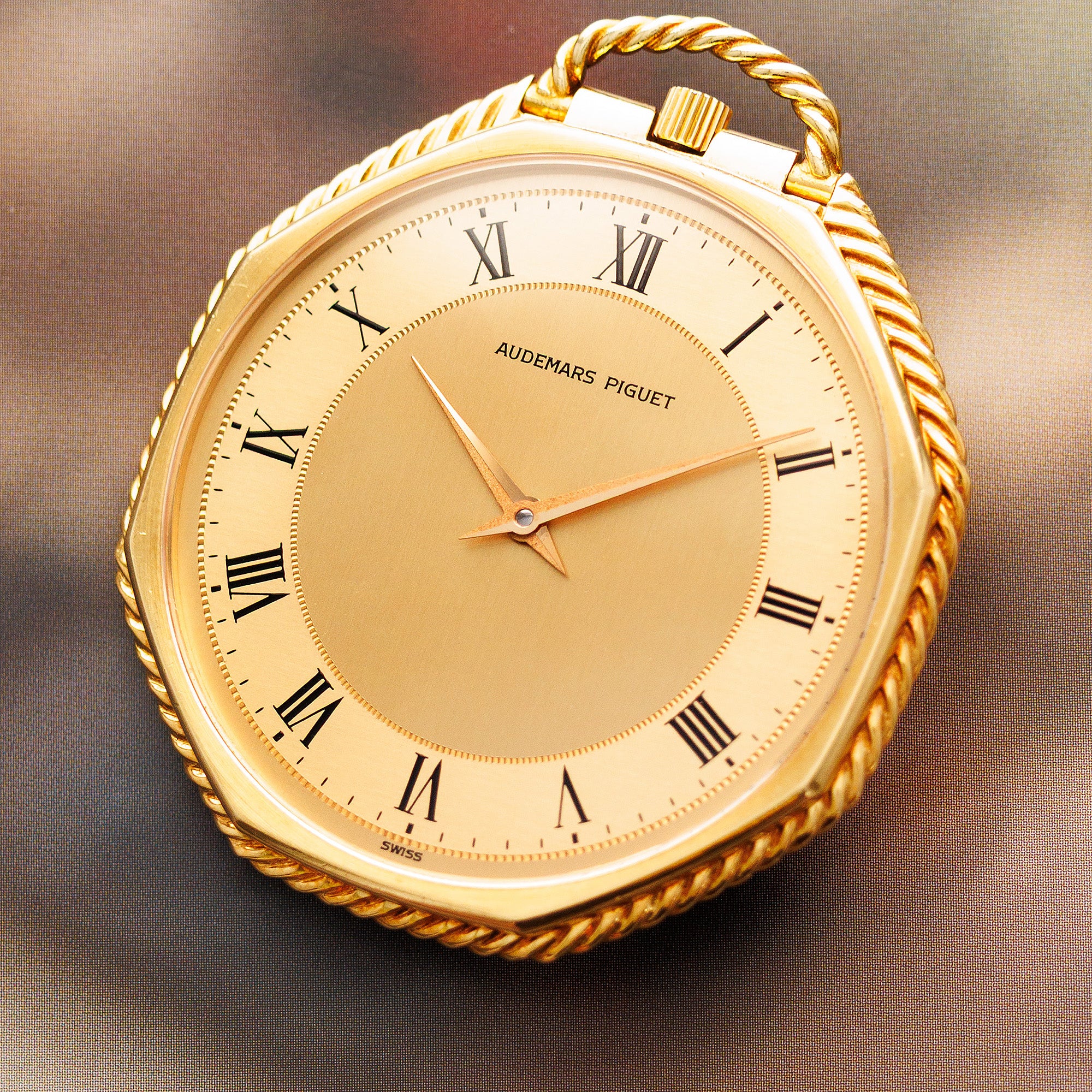 Audemars Piguet Yellow Gold Octagonal Pocket Watch - Image 2