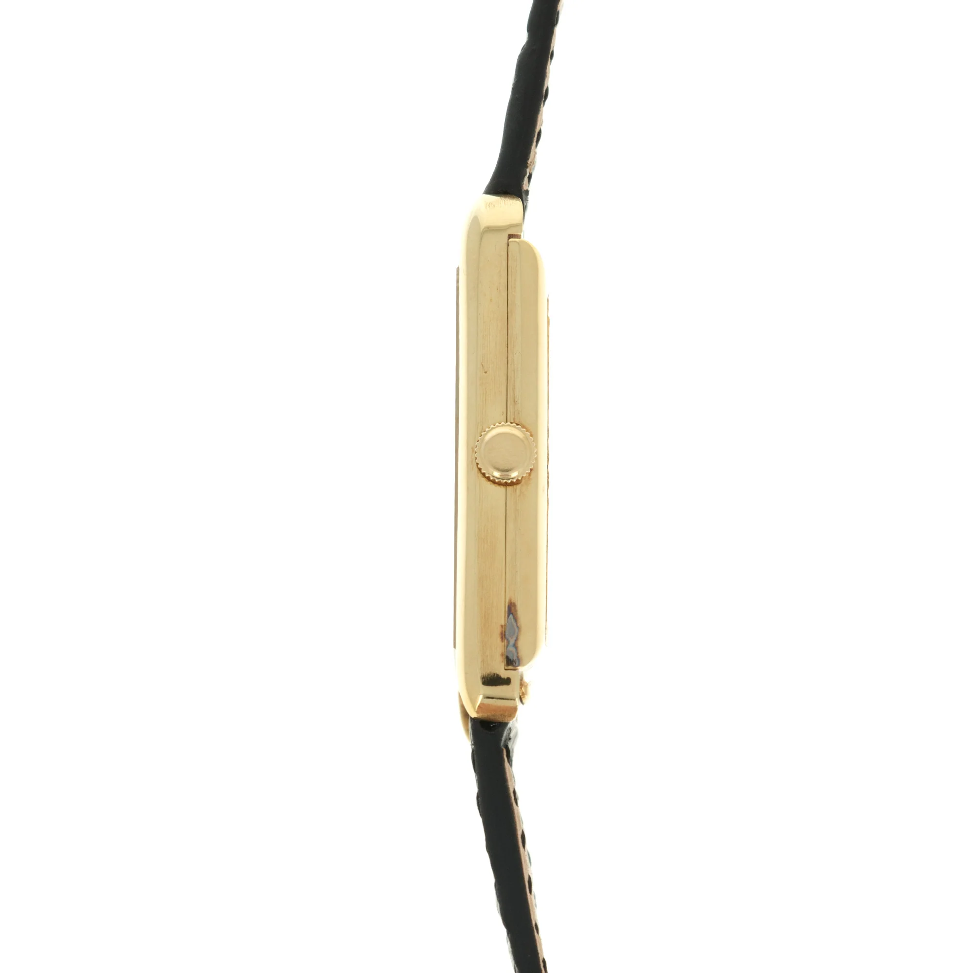 Audemars Piguet Yellow Gold Rectangular Strap Watch - Image 3