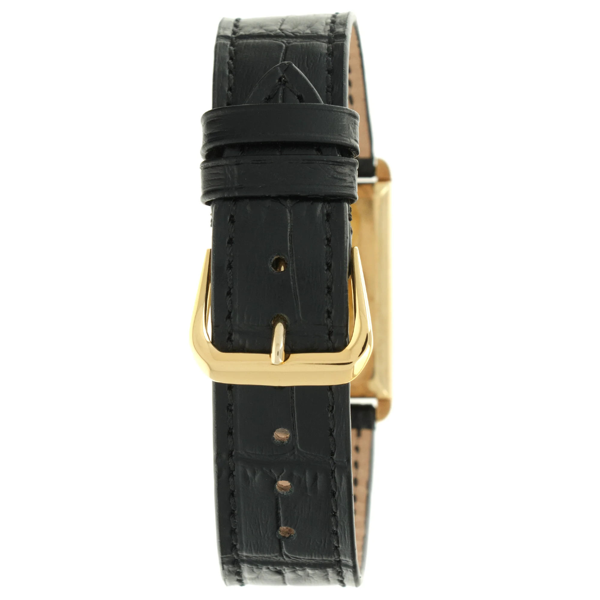 Audemars Piguet Yellow Gold Rectangular Strap Watch - Image 5