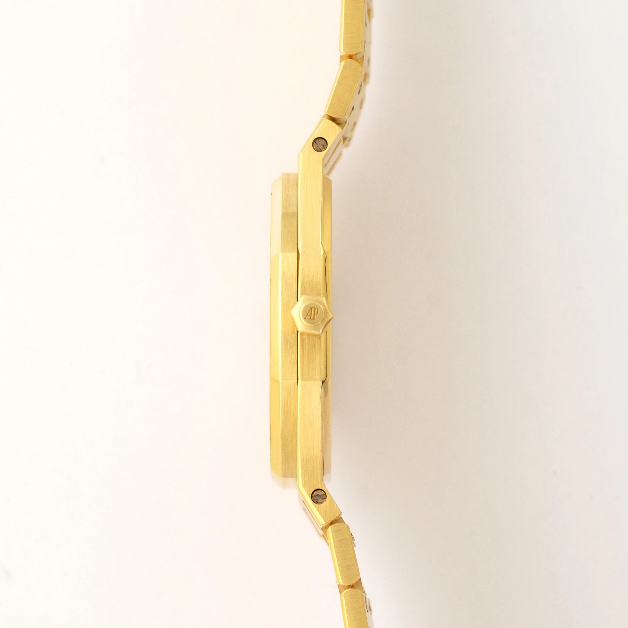 Audemars Piguet Yellow Gold Royal Oak Triangle-Cut Diamond Watch - Image 3