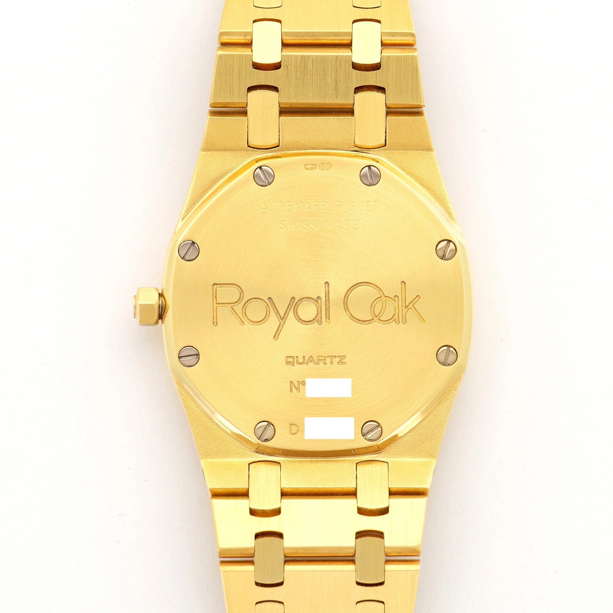Audemars Piguet Yellow Gold Royal Oak Triangle-Cut Diamond Watch - Image 4