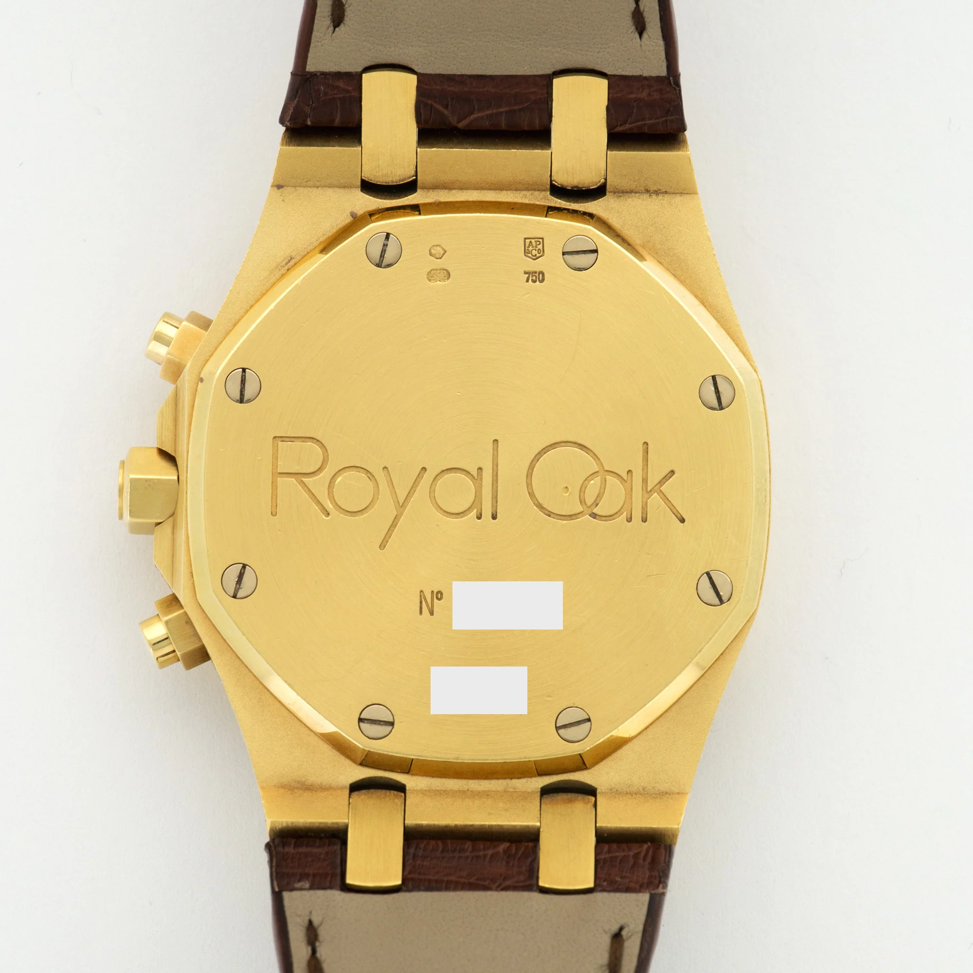 Audemars Piguet Yellow Gold Royal Oak Chrono Diamond Watch Ref. 26067 - Image 4