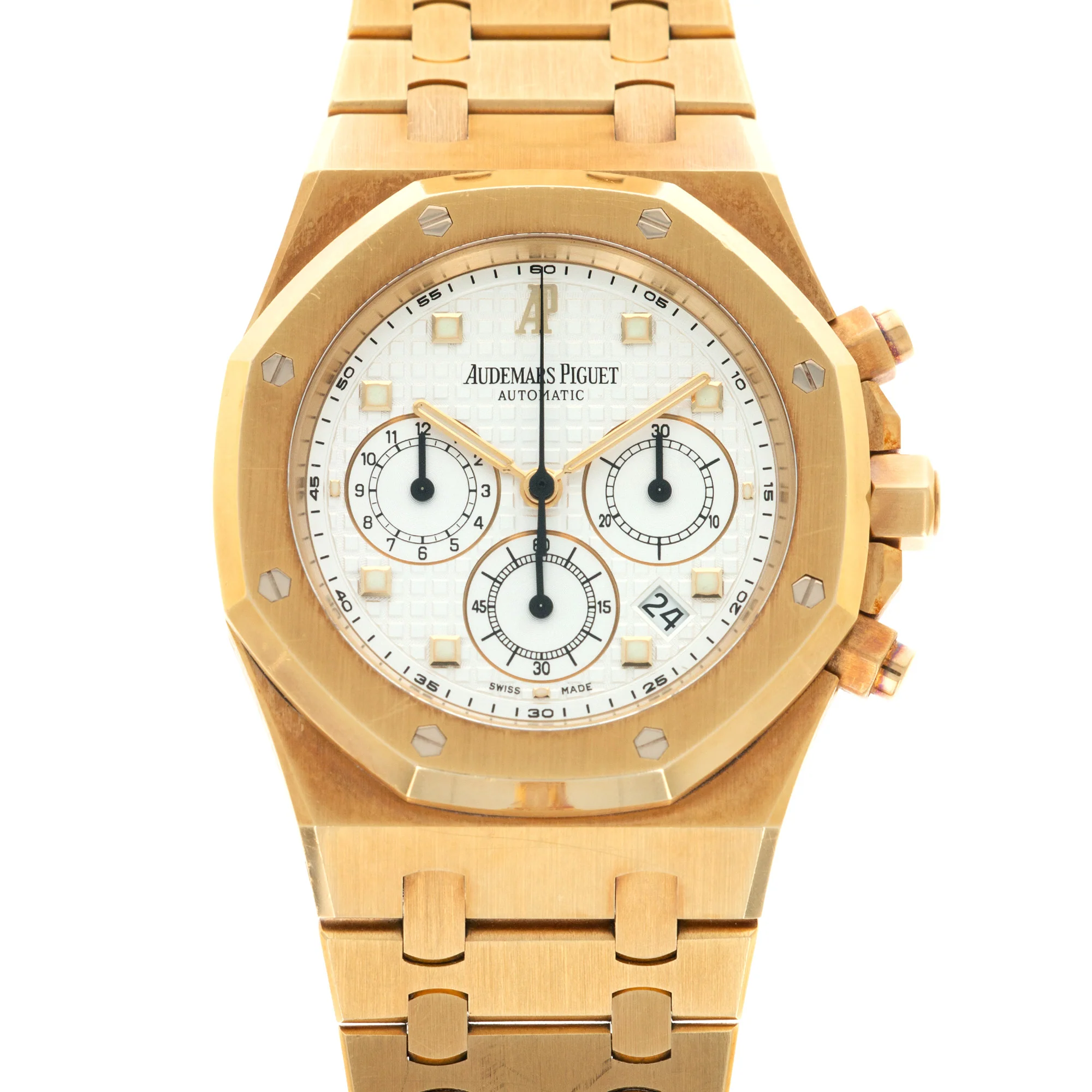 Audemars Piguet Yellow Gold Royal Oak Chronograph Watch Ref. 25960