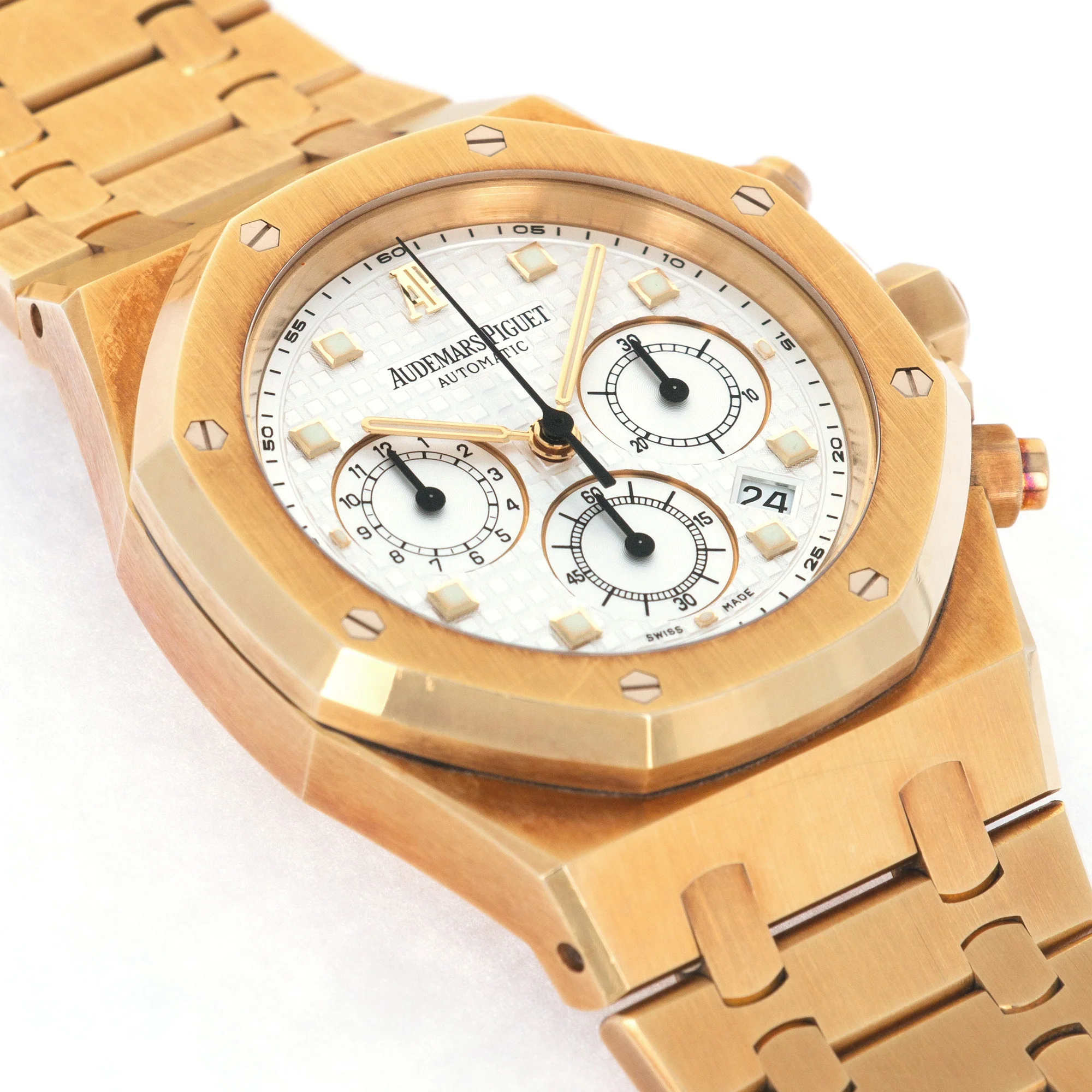 Audemars Piguet Yellow Gold Royal Oak Chronograph Watch Ref. 25960 - Image 3