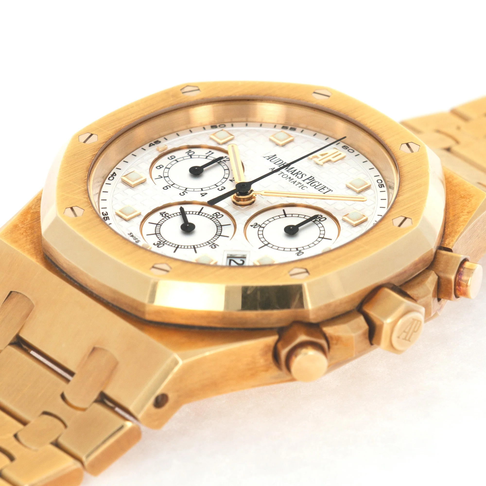 Audemars Piguet Yellow Gold Royal Oak Chronograph Watch Ref. 25960 - Image 4