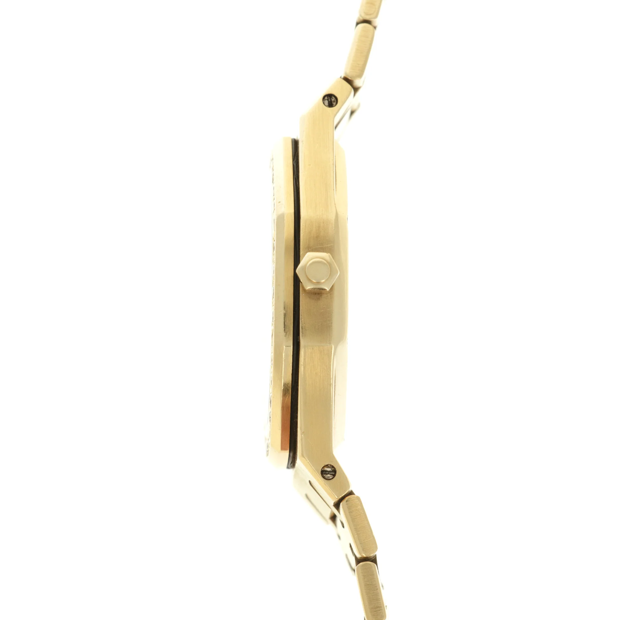 Audemars Piguet Yellow Gold Royal Oak Diamond Watch - Image 3