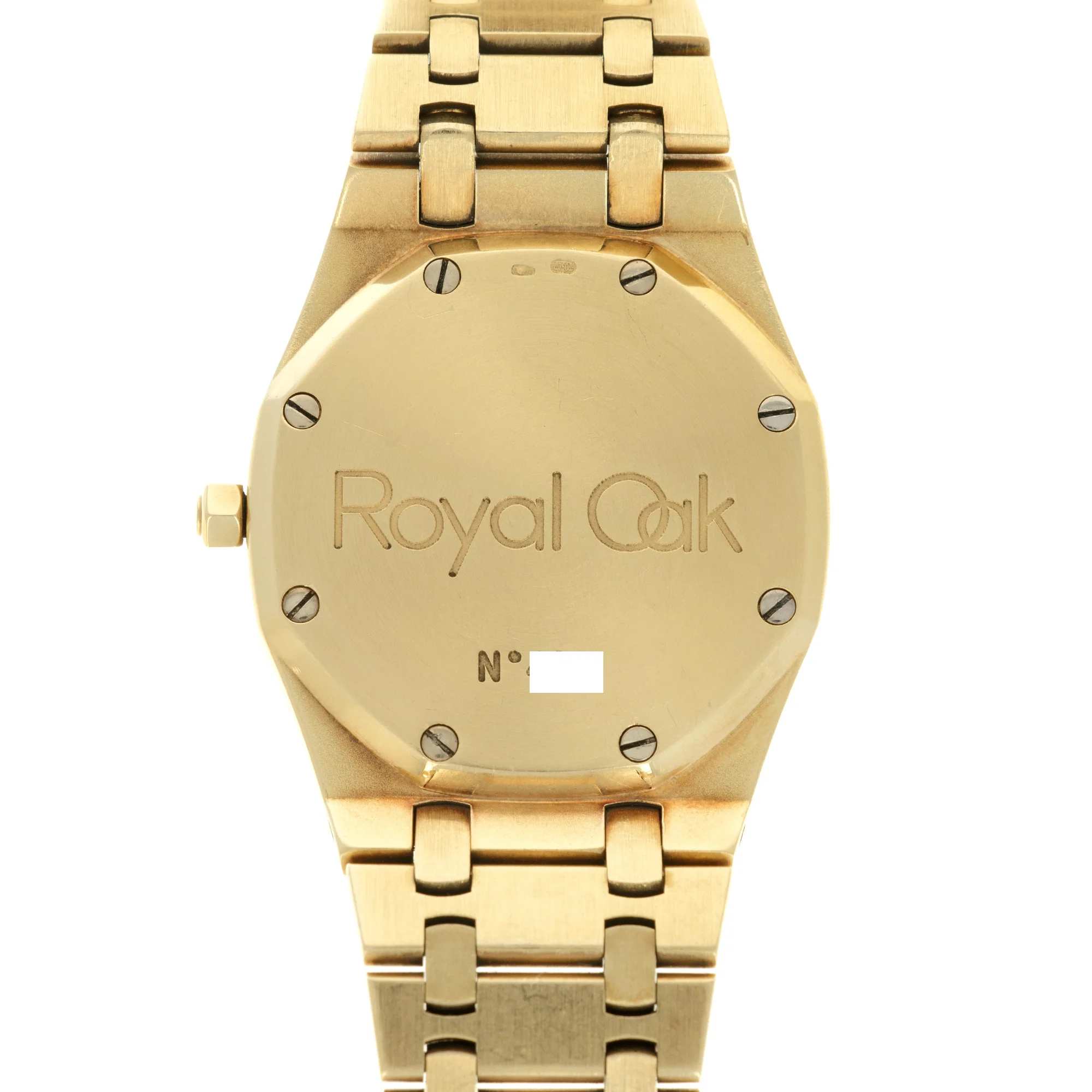 Audemars Piguet Yellow Gold Royal Oak Diamond Watch - Image 4