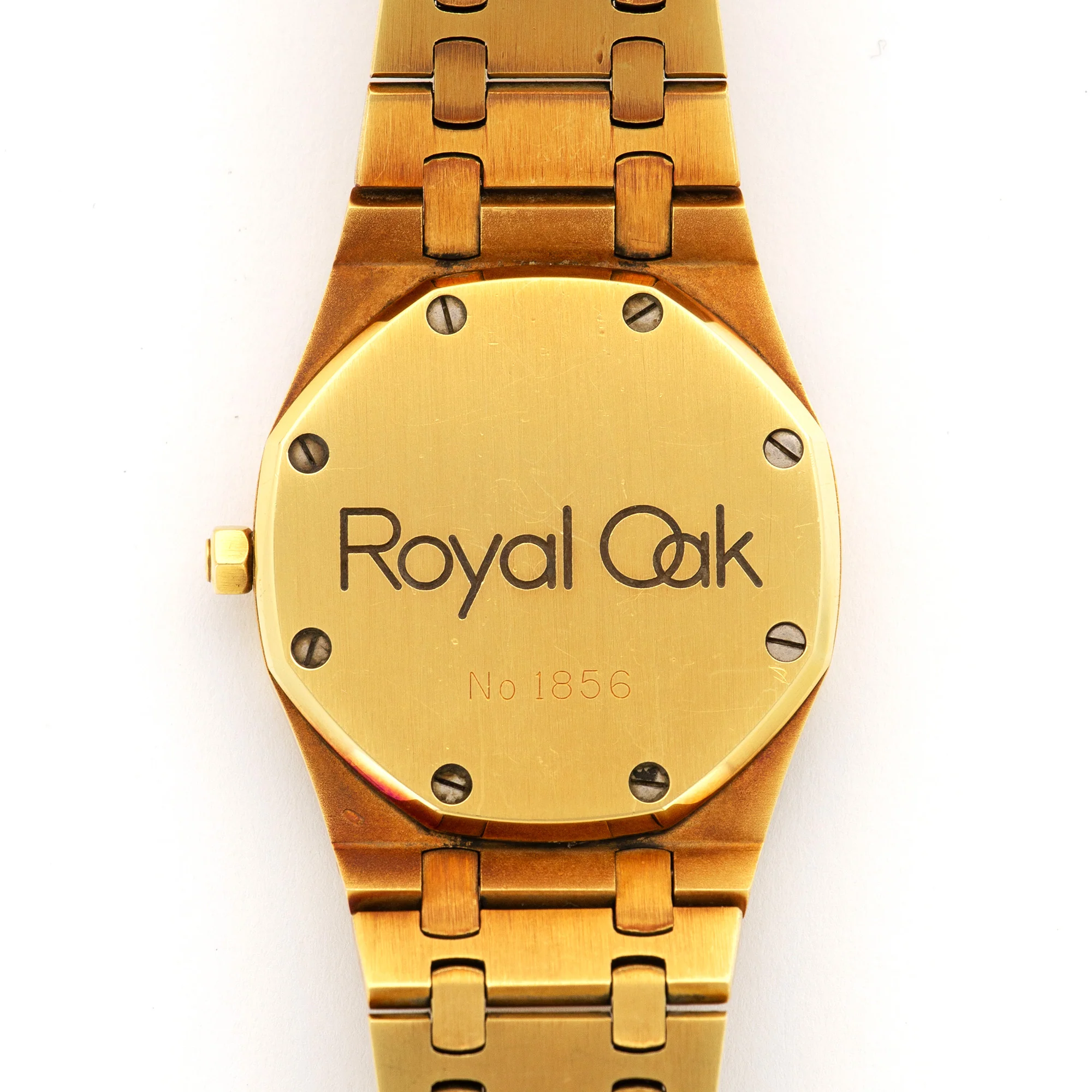 Audemars Piguet Yellow Gold Royal Oak Diamond Watch - Image 4