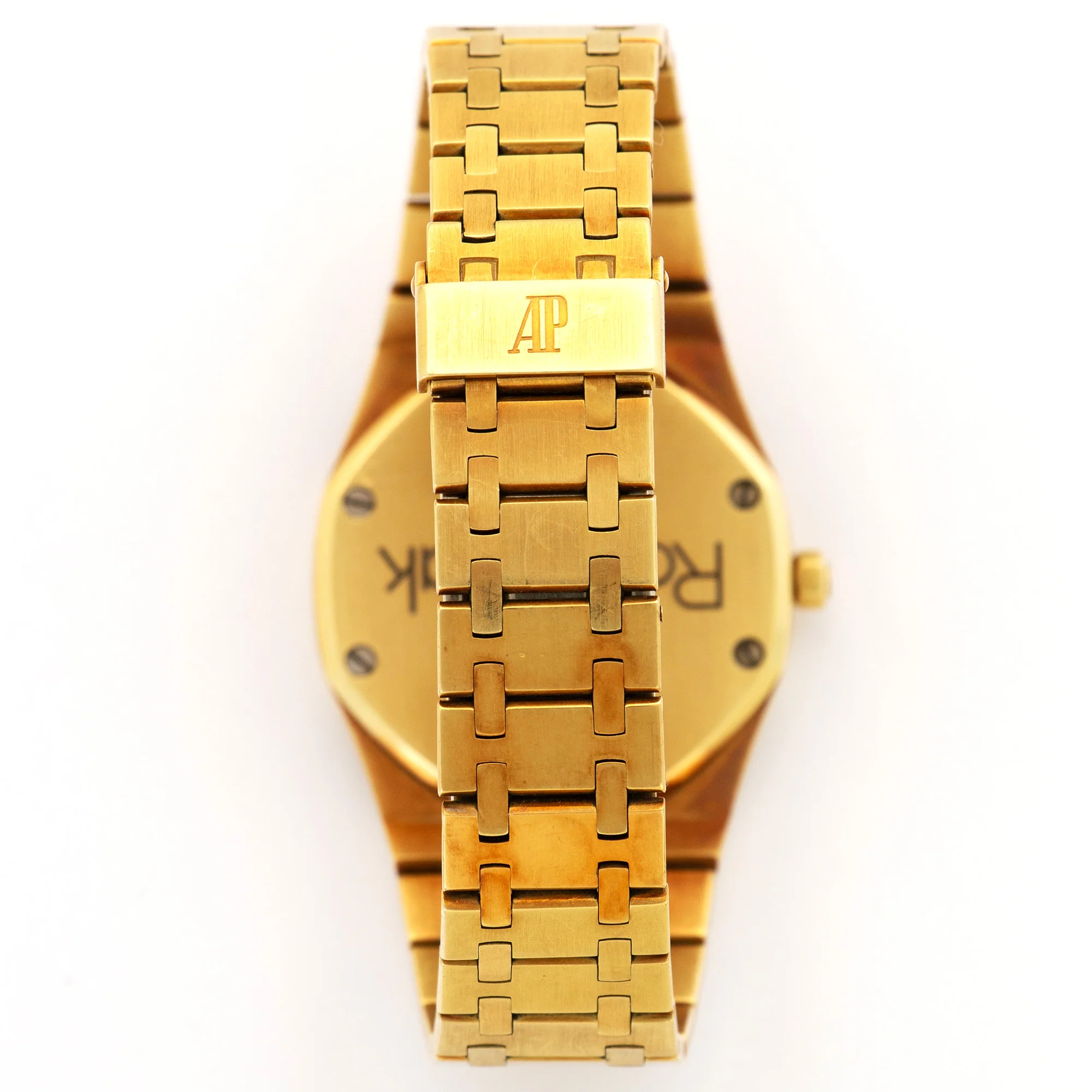 Audemars Piguet Yellow Gold Royal Oak Diamond Watch - Image 5