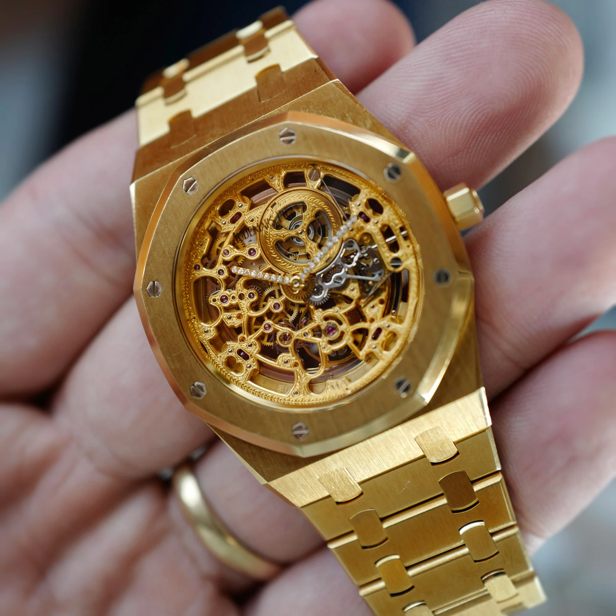 Audemars Piguet Yellow Gold Royal Oak Skeleton 14789 - Image 7