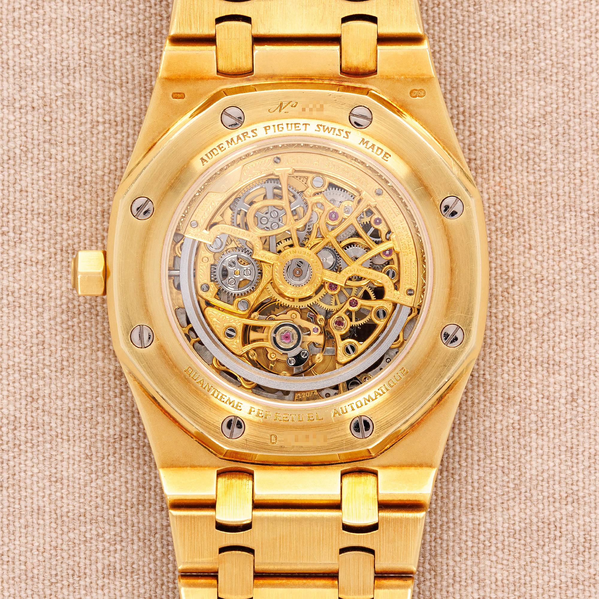 Audemars Piguet Yellow Gold Royal Oak Skeleton Perpetual Ref. 25636BA - Image 4