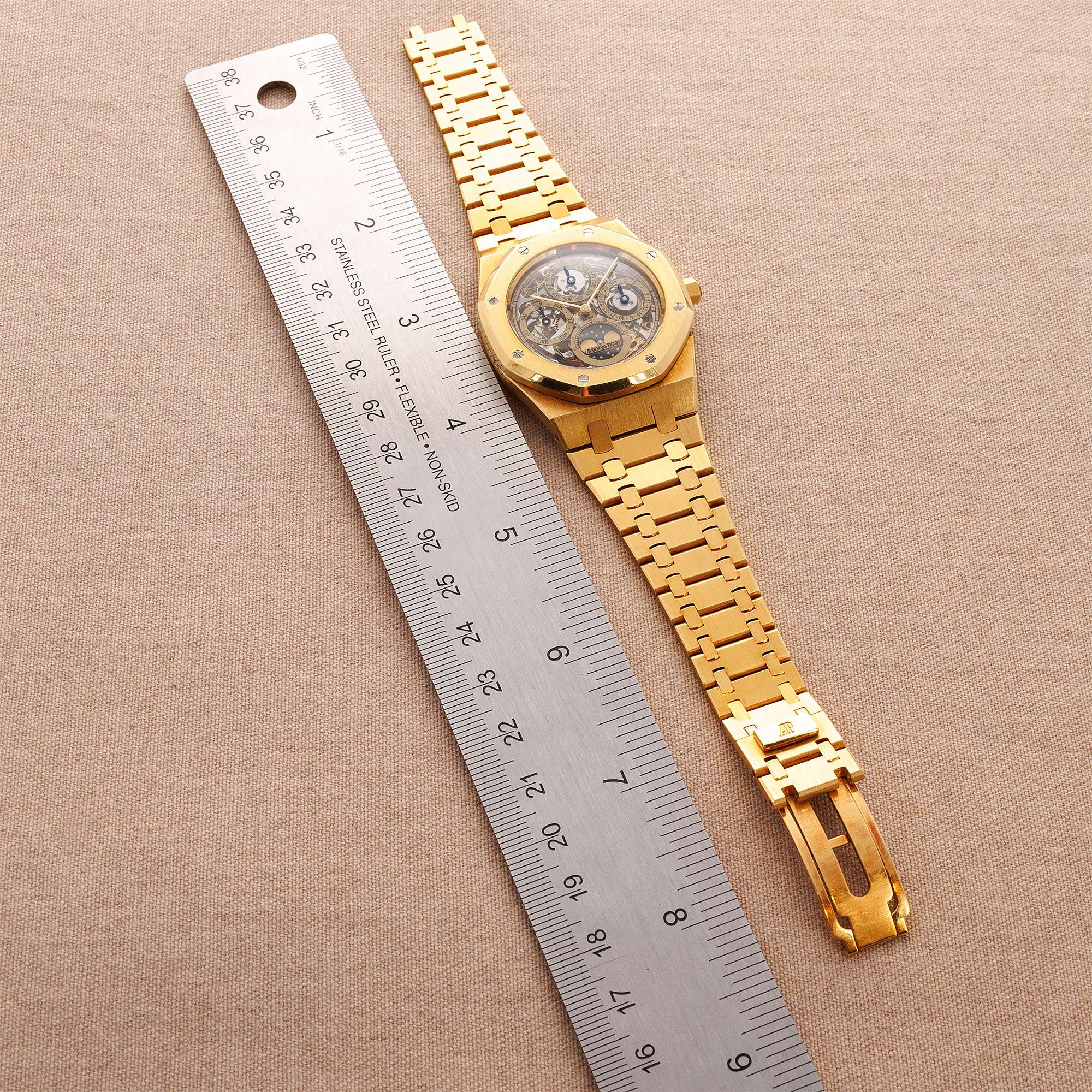 Audemars Piguet Yellow Gold Royal Oak Skeleton Perpetual Ref. 25636BA - Image 5