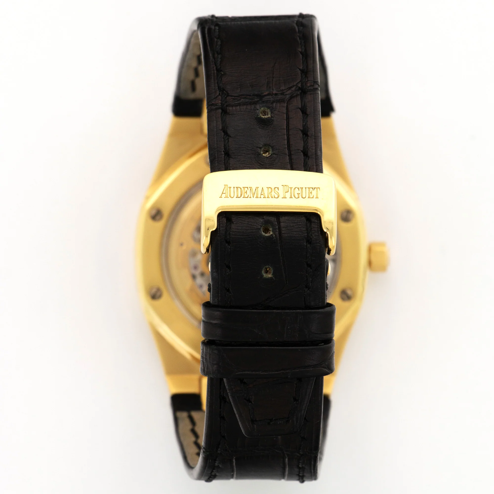 Audemars Piguet Yellow Gold Royal Oak Ultra-Thin Watch Ref. 15202 - Image 4