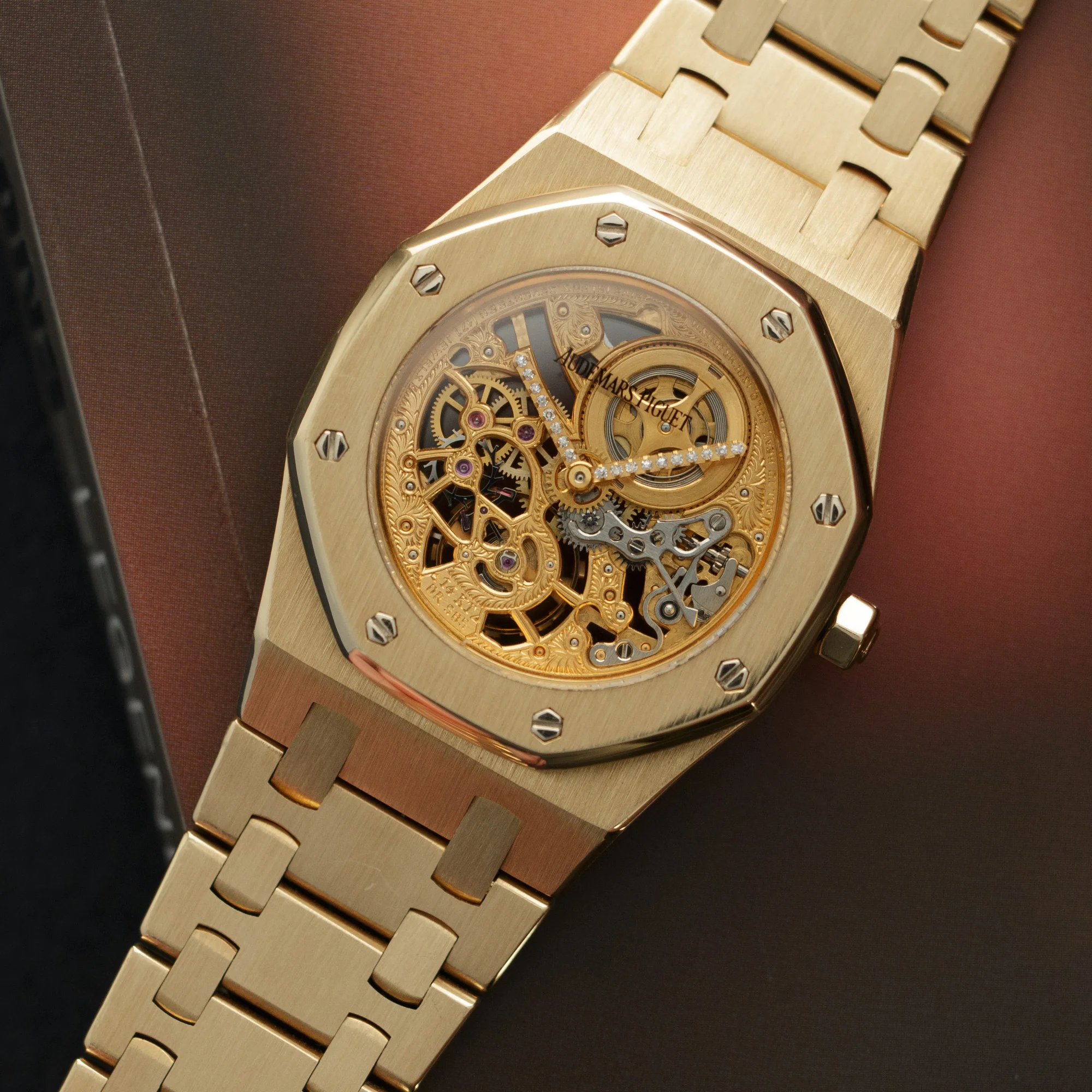Audemars Piguet Yellow Gold Skeleton Watch - Image 2