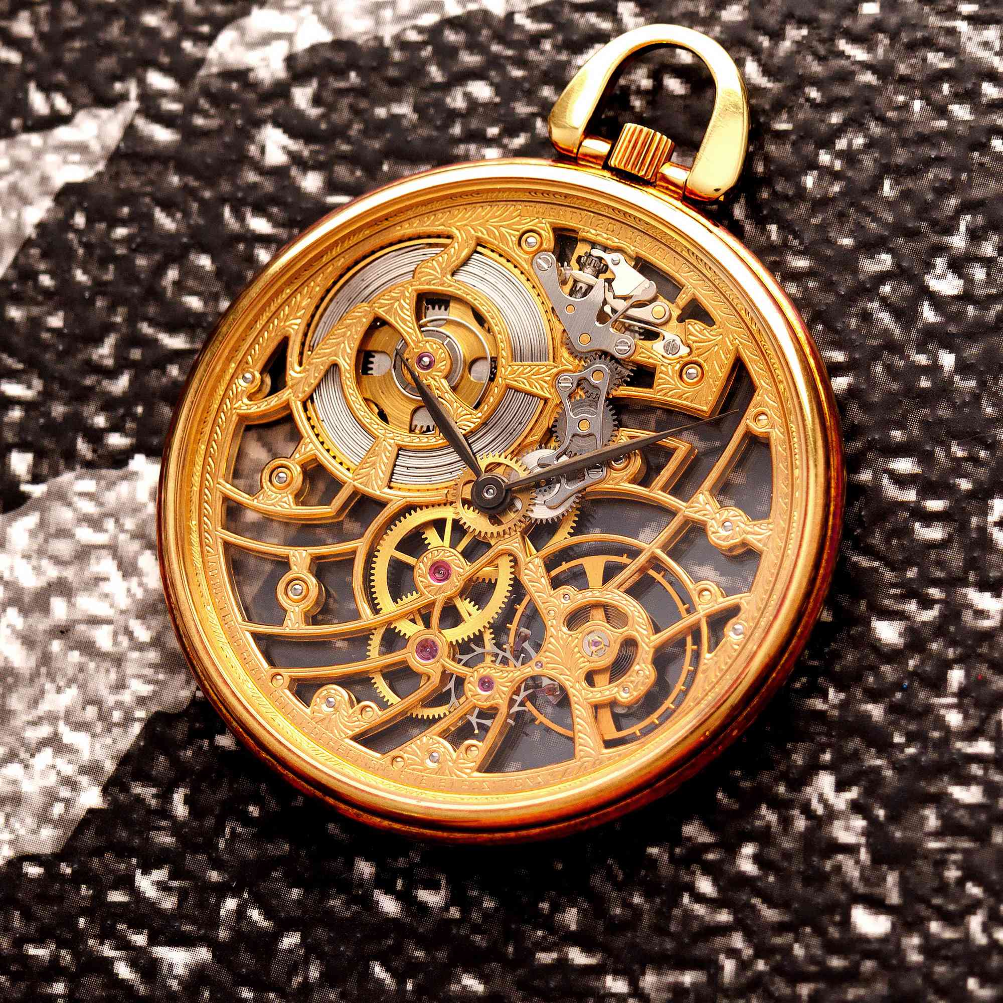 Audemars Piguet Yellow Gold Skeletonized Pocket Watch - Image 2