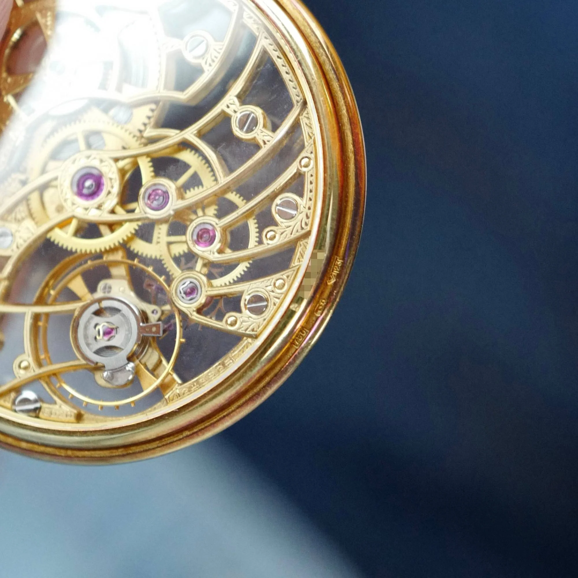 Audemars Piguet Yellow Gold Skeletonized Pocket Watch - Image 8