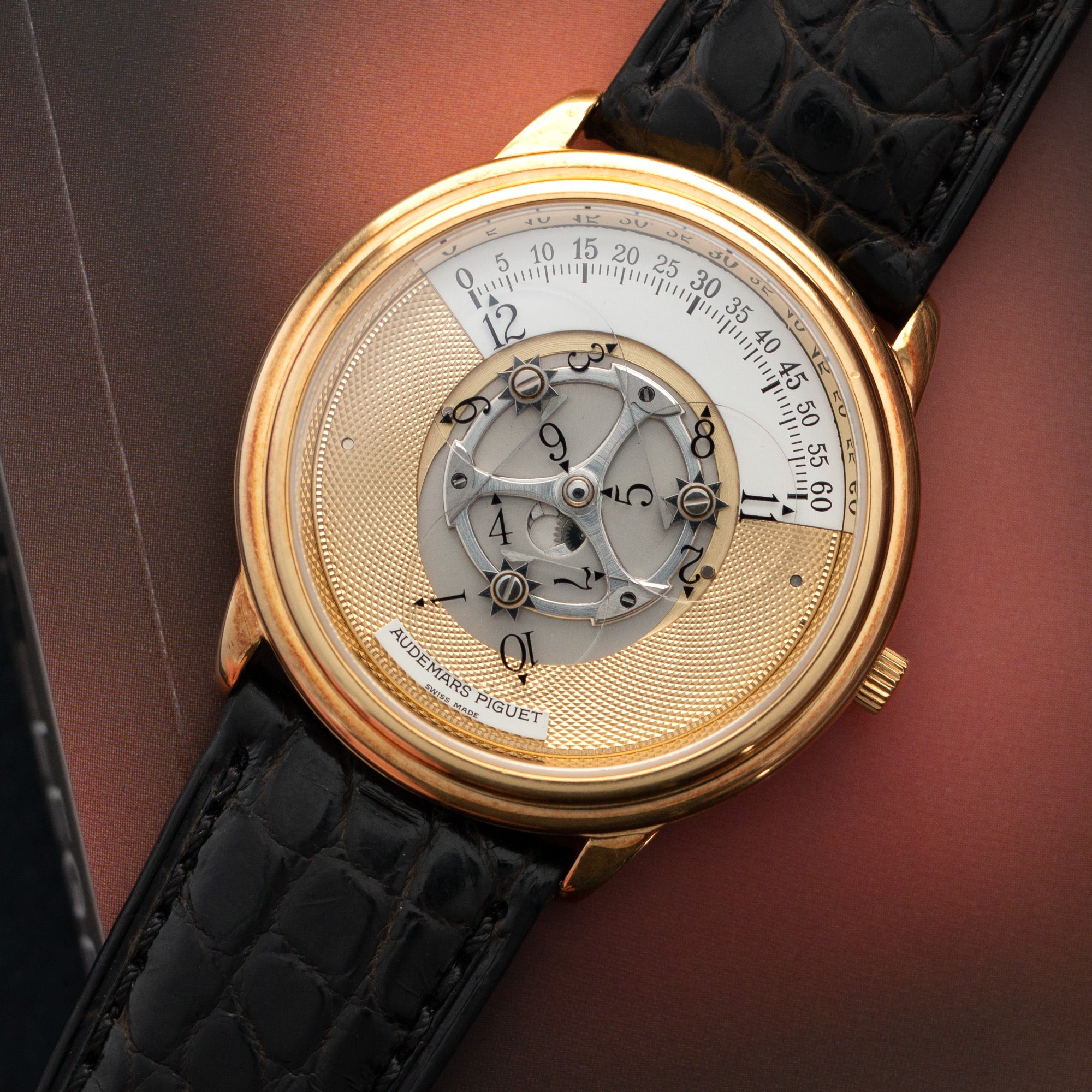 Audemars Piguet Yellow Gold Star Wheel Automatic Watch - Image 2