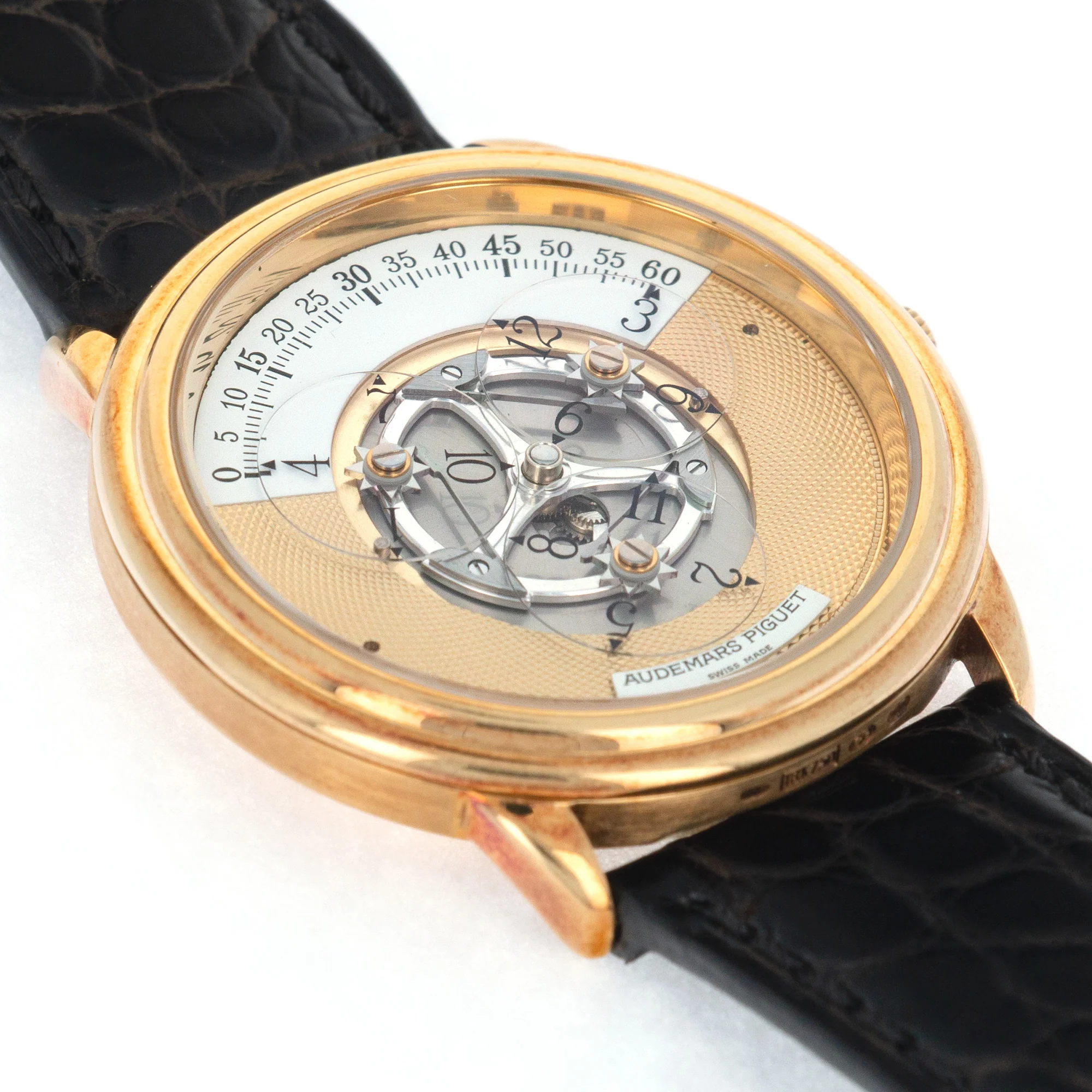 Audemars Piguet Yellow Gold Star Wheel Automatic Watch - Image 3
