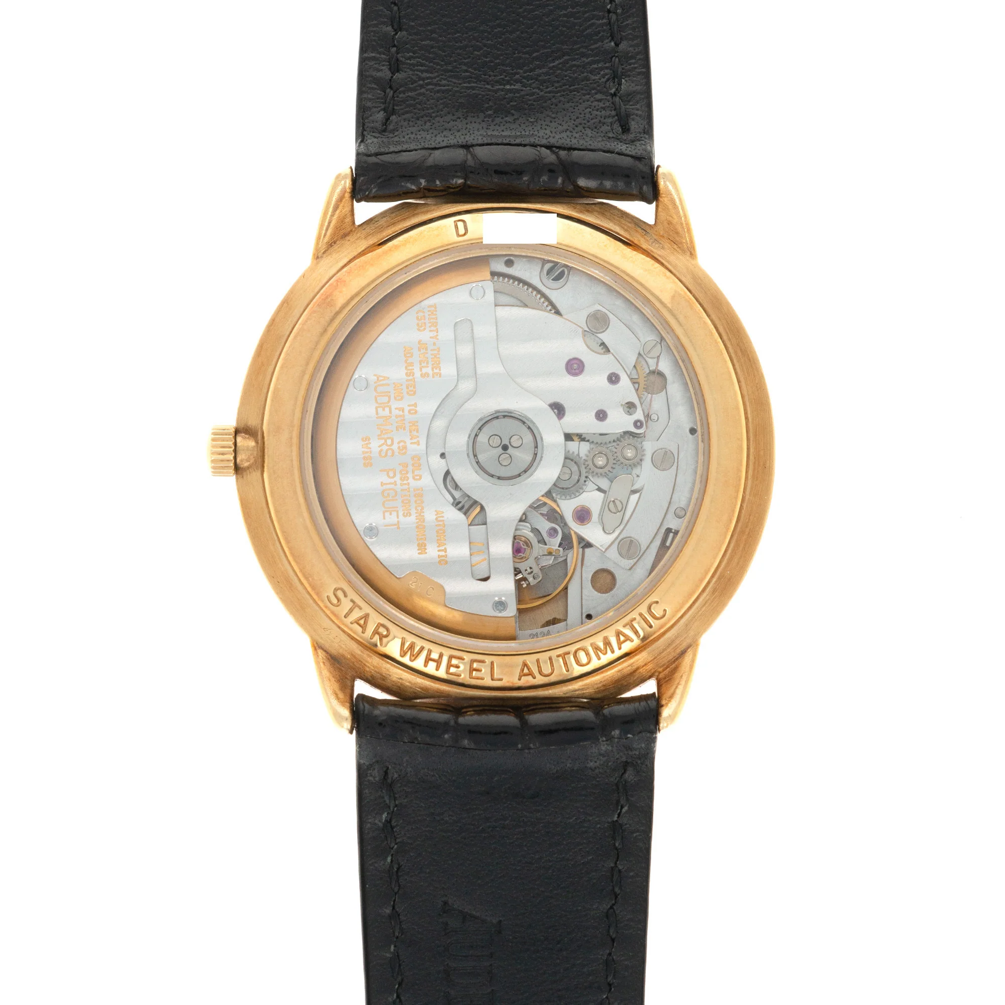 Audemars Piguet Yellow Gold Star Wheel Automatic Watch - Image 6