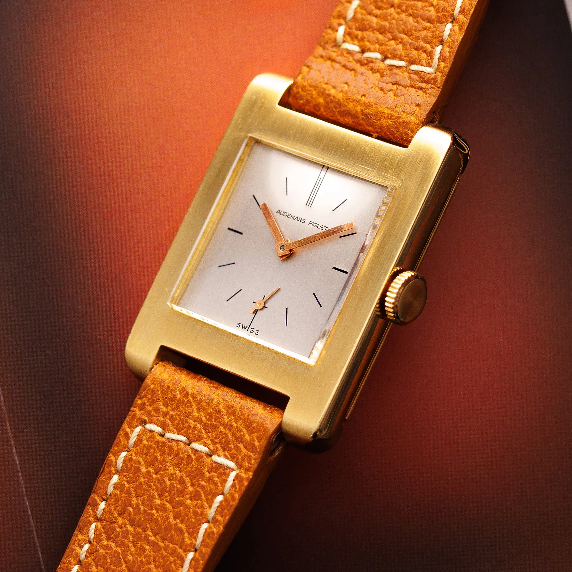 Audemars Piguet Yellow Gold Tank Normale Watch - Image 2