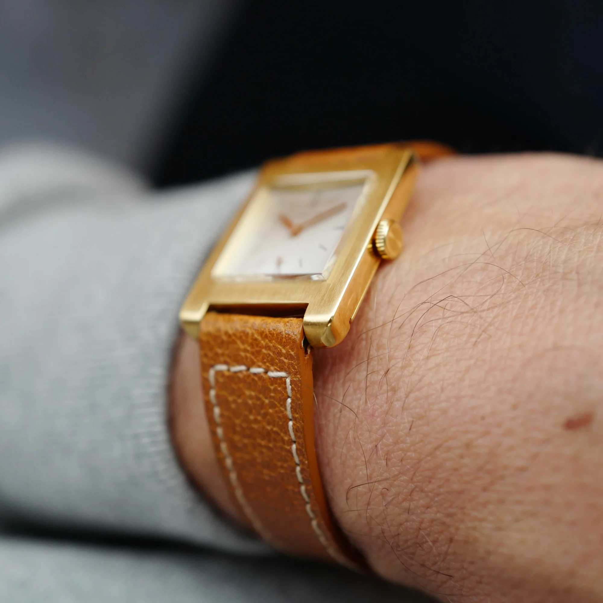 Audemars Piguet Yellow Gold Tank Normale Watch - Image 6