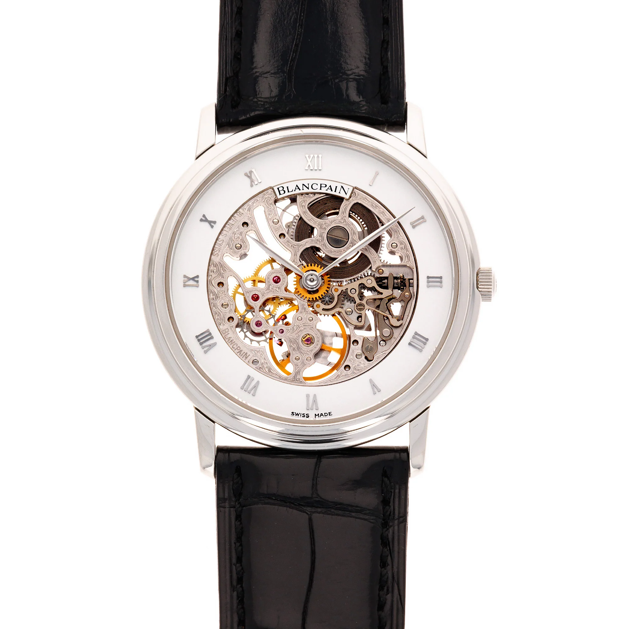 Blancpain Platinum Skeleton Watch Ref. 0021