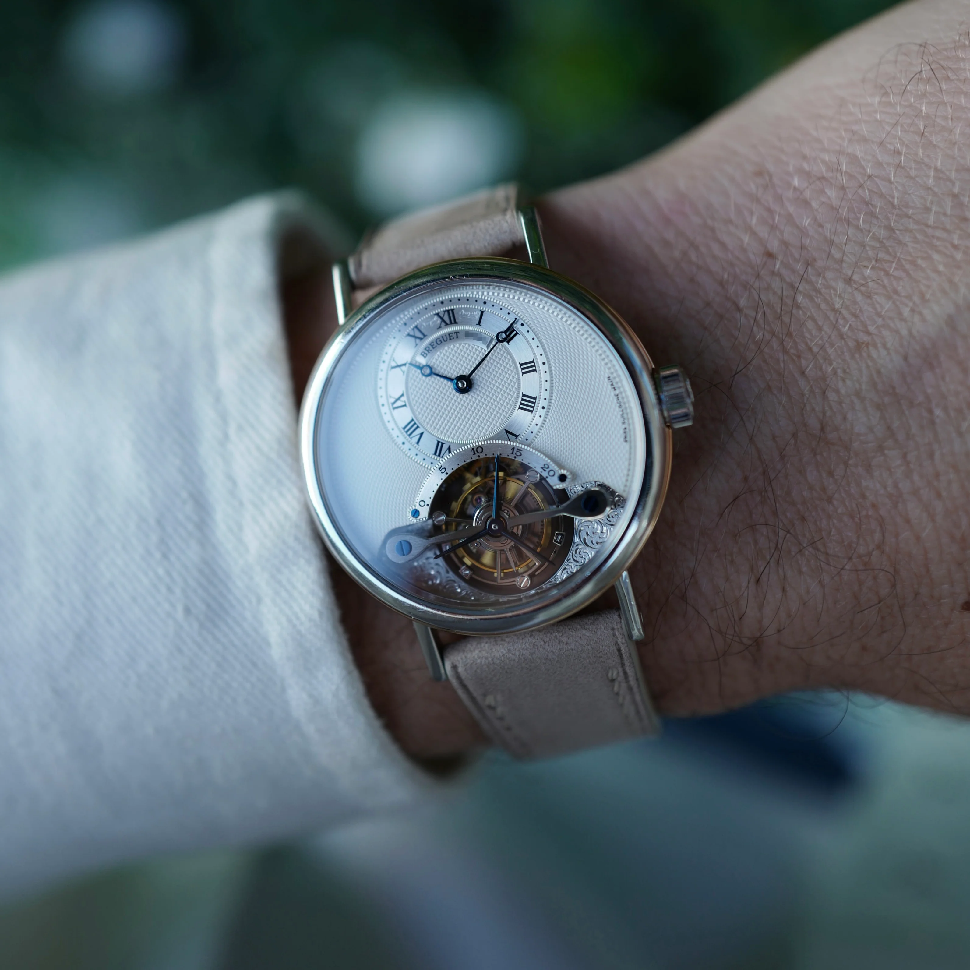 Breguet Platinum and Rose Gold Tourbillon Ref. 3457 (New Arrival) - Image 6