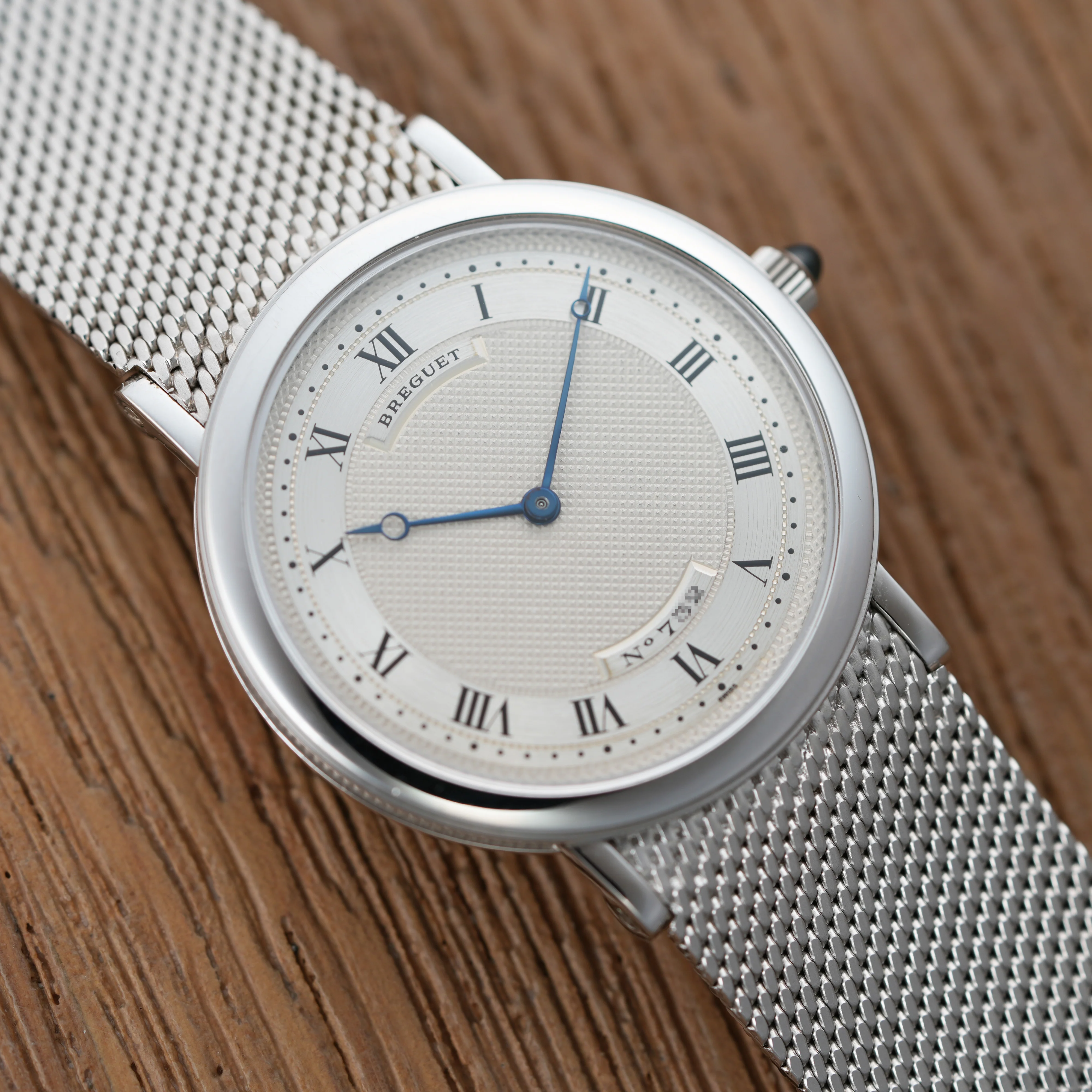 Breguet White Gold Classique Automatic Watch, Retailed by Chaumet (New Arrival) - Image 5