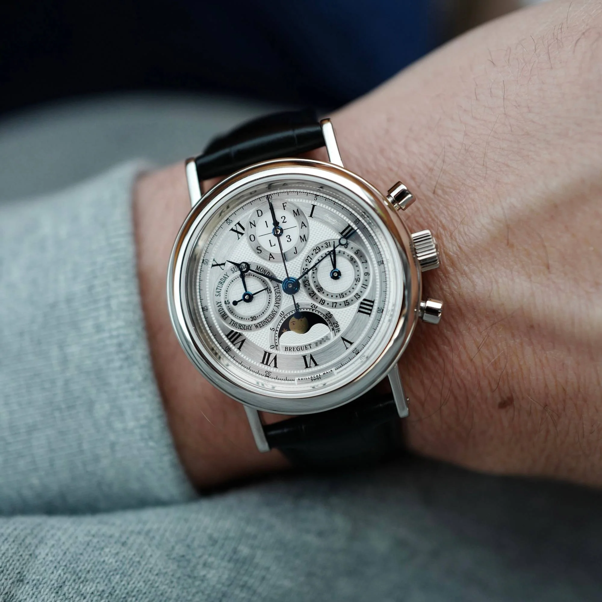 Breguet White Gold Classique Perpetual Chronograph Ref. 5617BB - Image 3