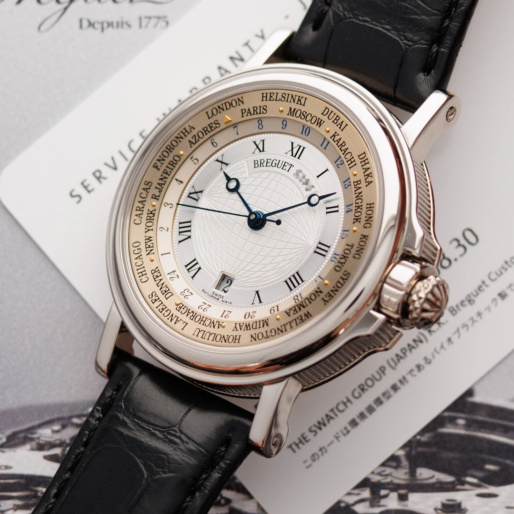 Breguet White Gold Hora Mundi World Time Ref. 3700BB - Image 2