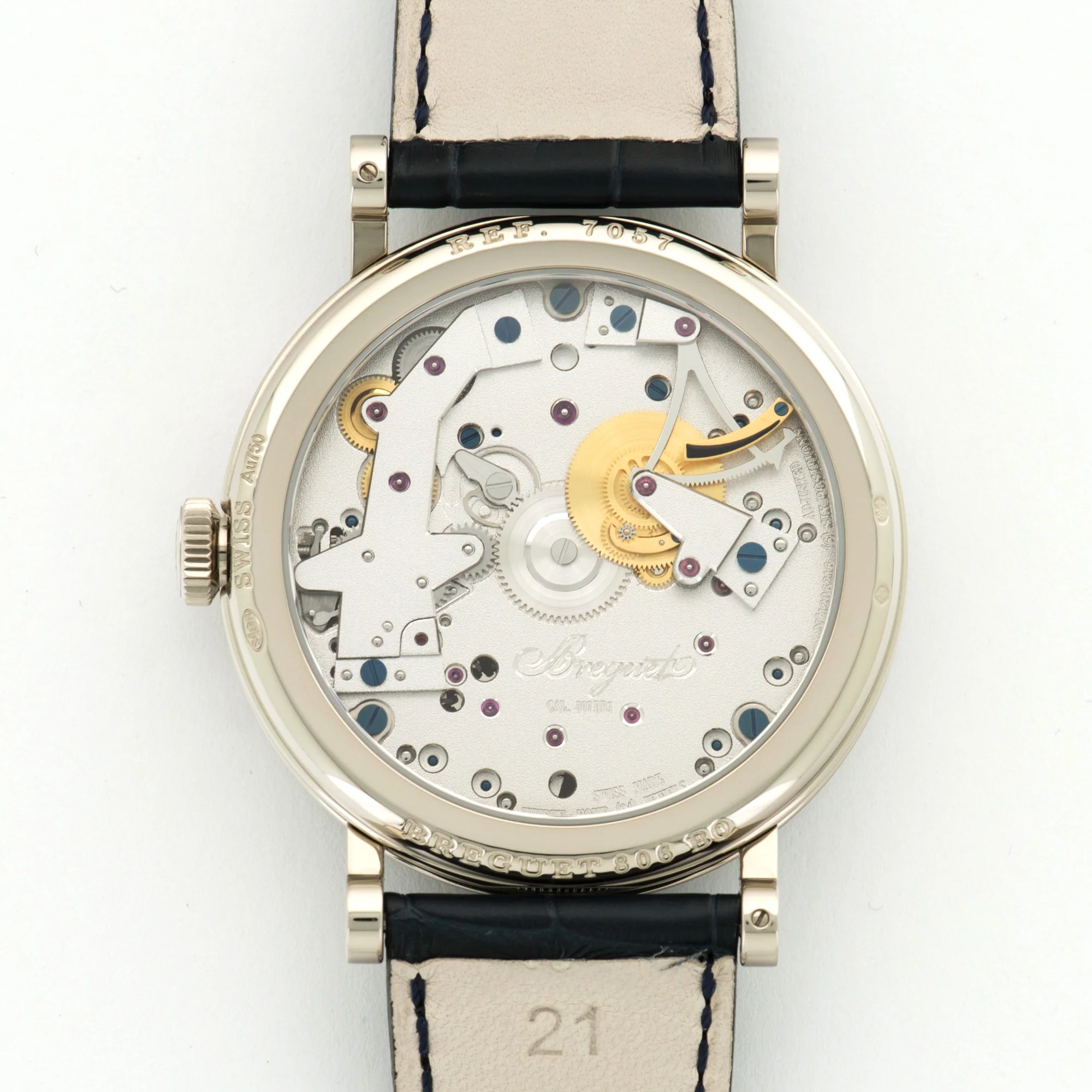 Breguet White Gold Tradition Skeleton Watch Ref. 7057 - Image 4