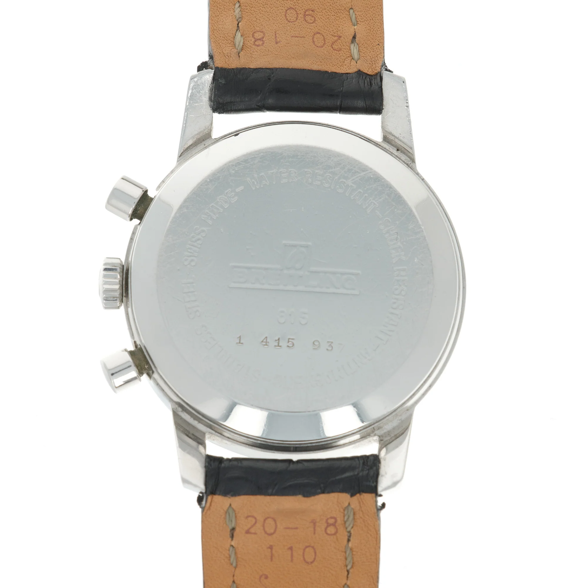 Breitling Steel Chronograph Ref. 815, also Known as the Long Playing Chronograph - Image 4