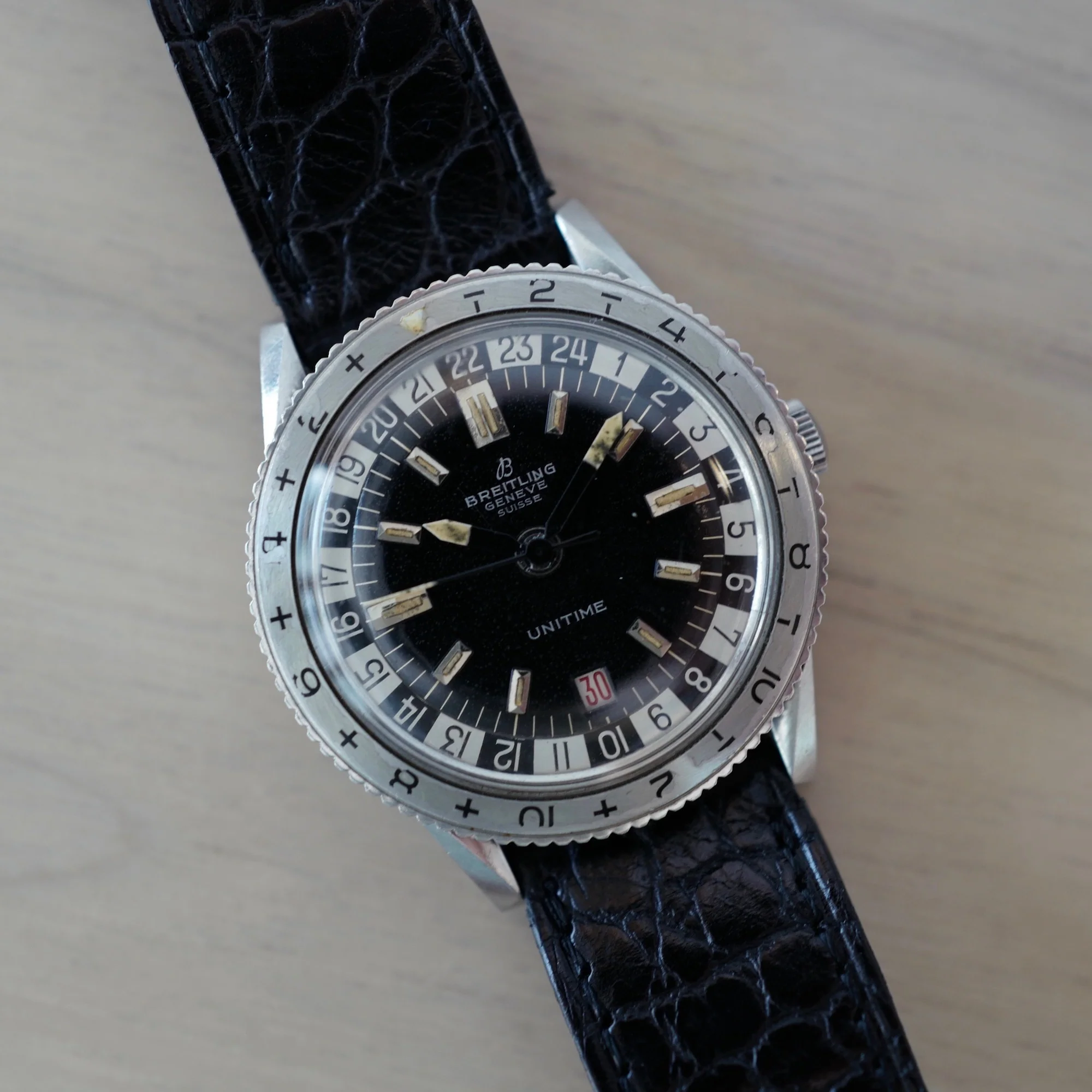 Breitling Unitime 24 Hour GMT Watch Ref. 2610 - Image 7