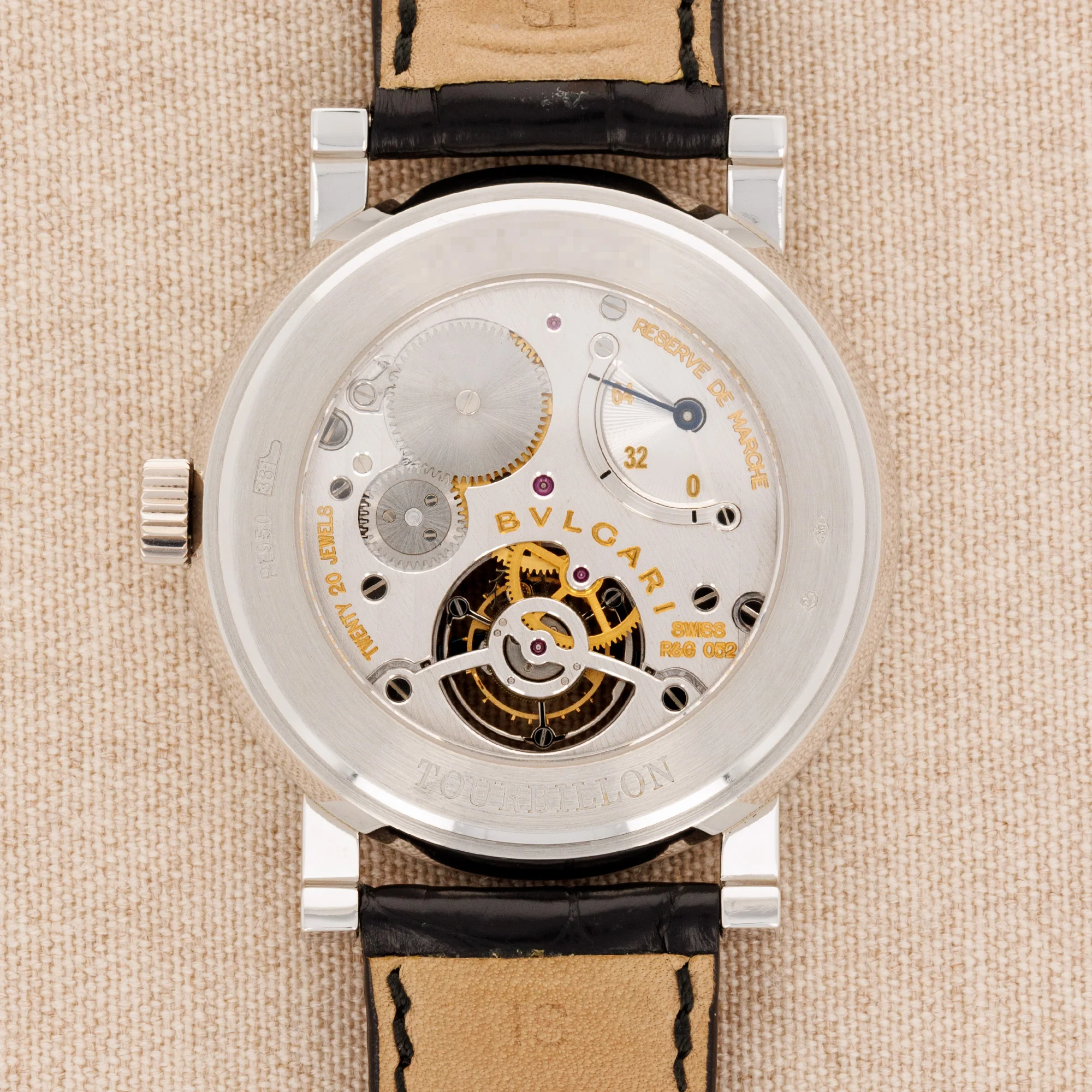 Bulgari Platinum Tourbillon Watch - Image 3