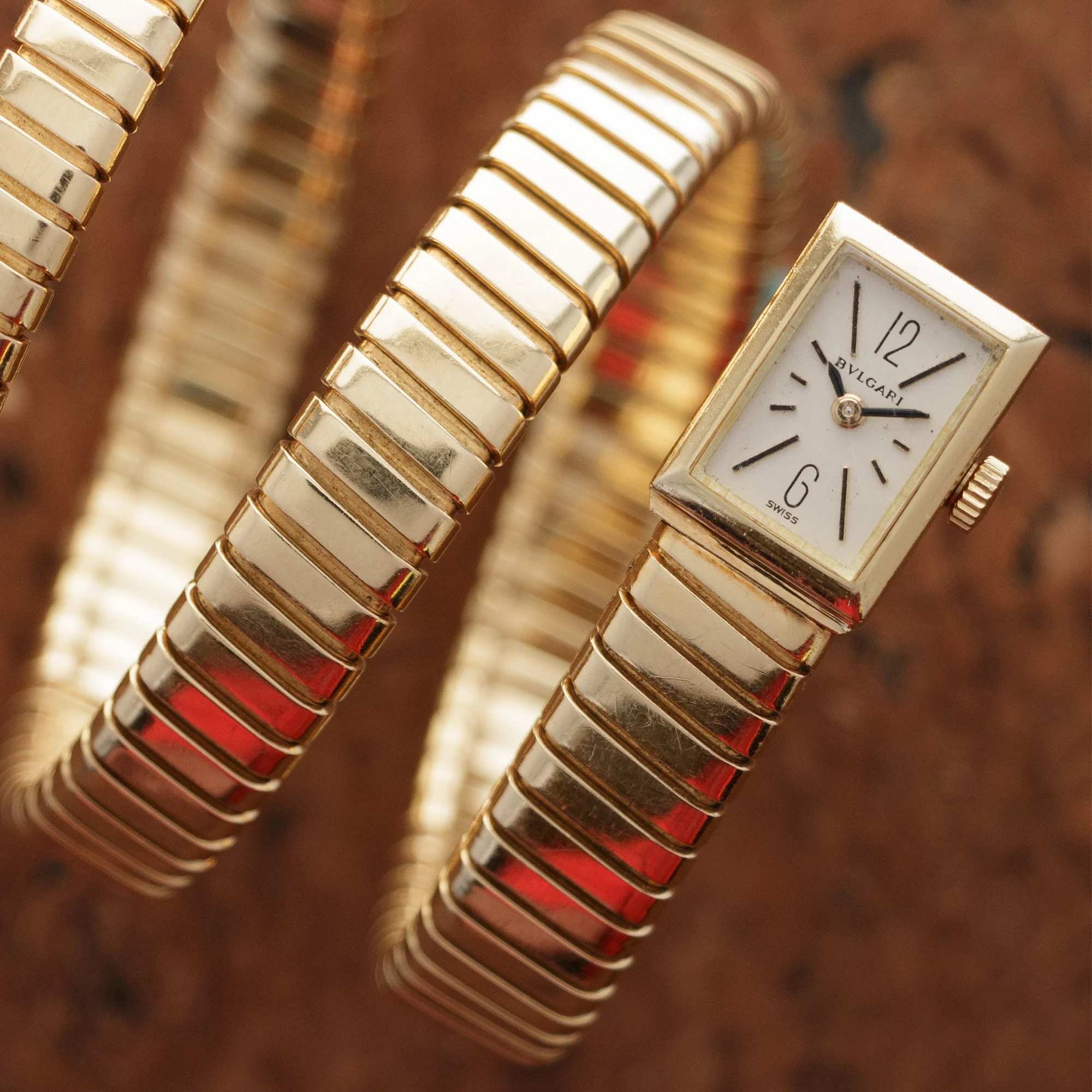Bulgari Yellow Gold Serpenti Watch, 1960s - Image 2