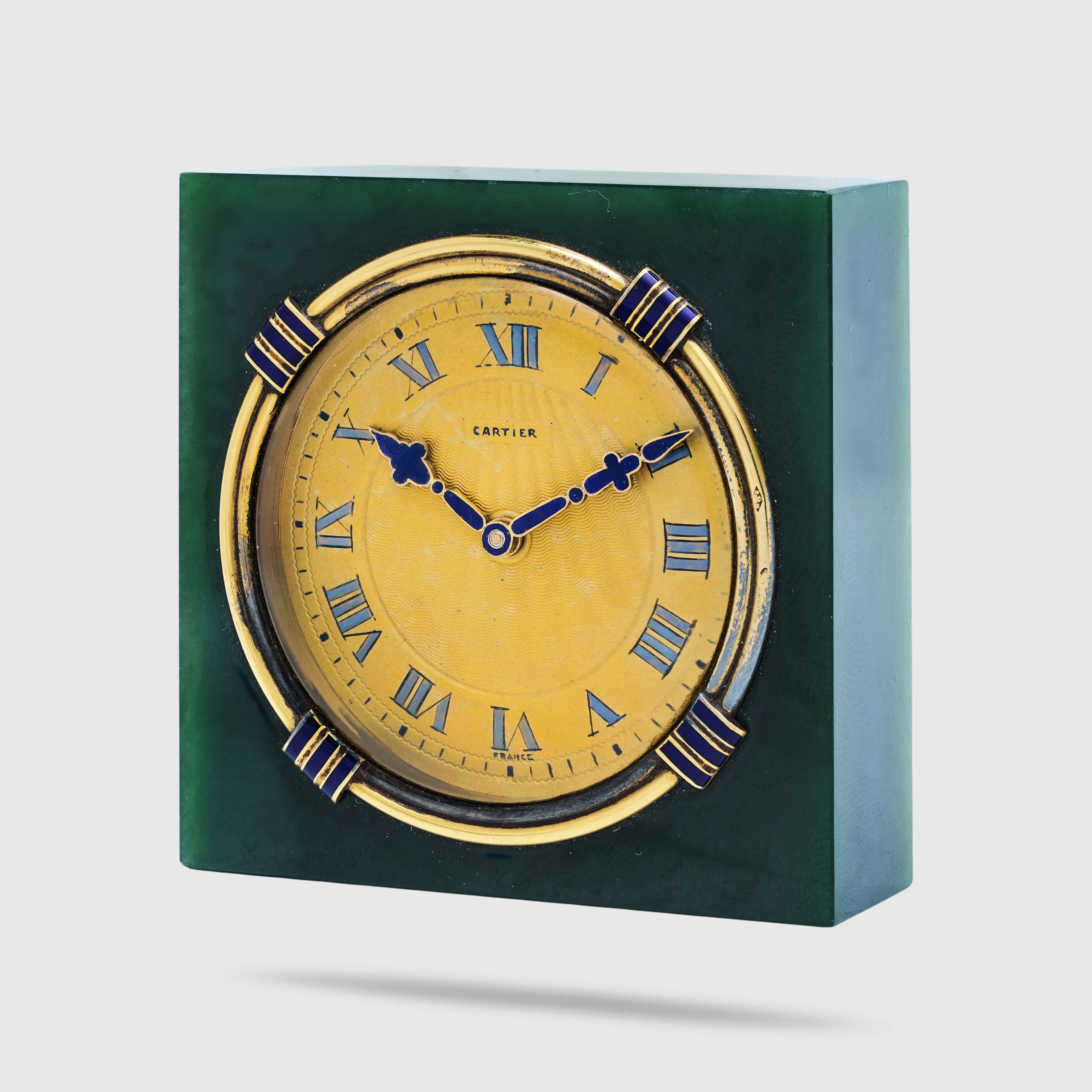 Cartier Paris Nephrite Clock, 1930 - Image 2