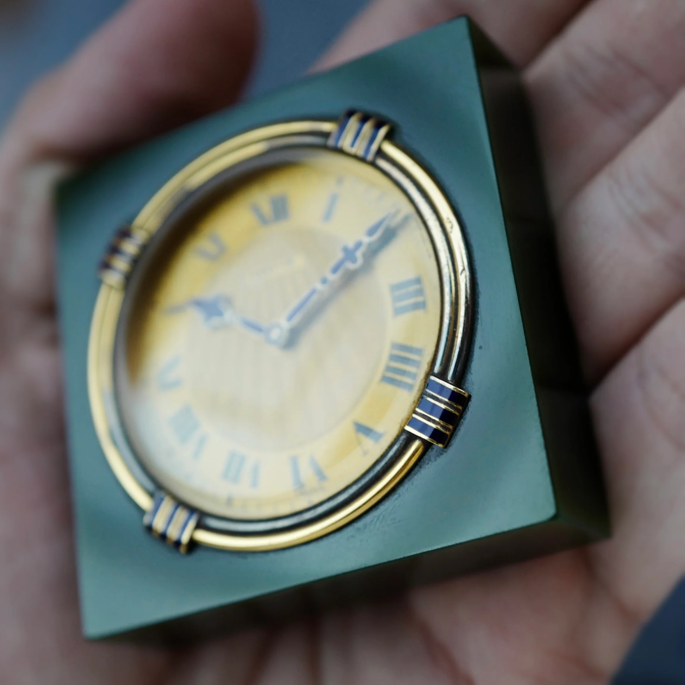 Cartier Paris Nephrite Clock, 1930 - Image 3
