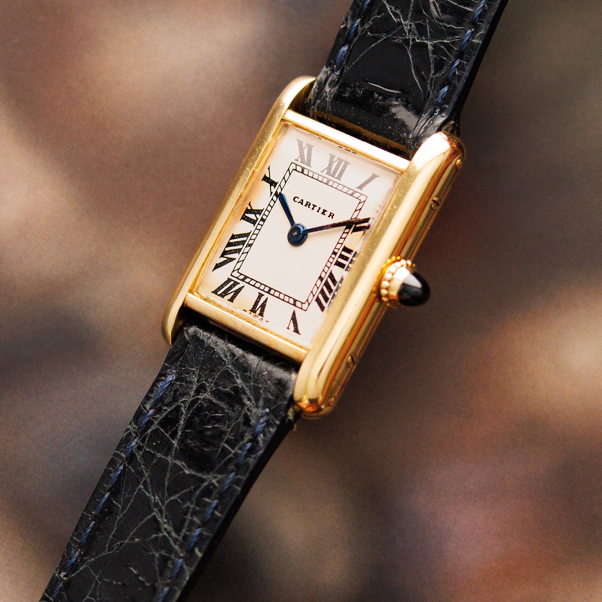 Cartier Paris Yellow Gold Tank Louis Watch - Image 2
